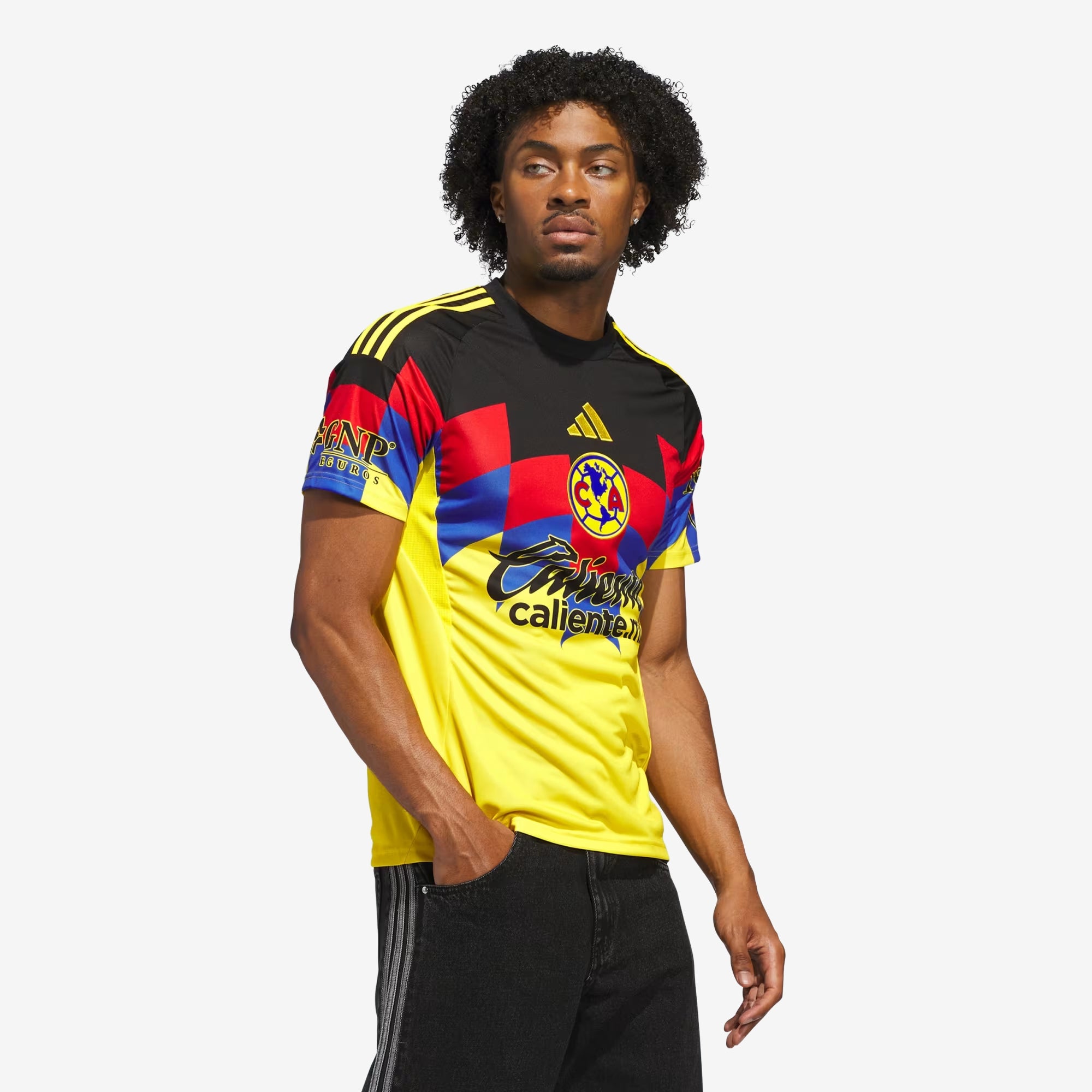 adidas Club América 2025/26 Stadium Home Men's Soccer Jersey - Yellow