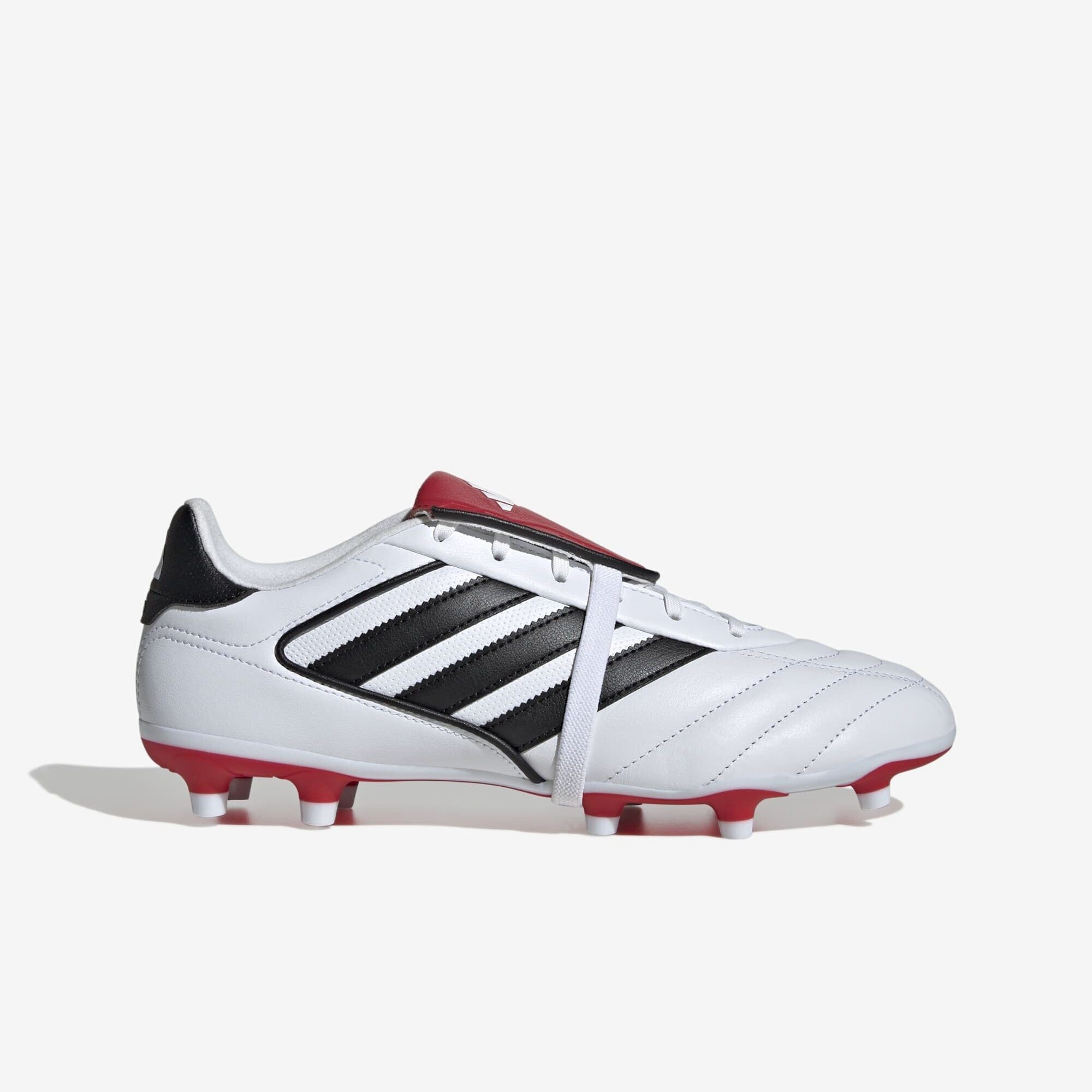adidas Copa Gloro 2 Firm-Ground Low-Top Soccer Cleats - Cloud White / Core Black / Better Scarlet