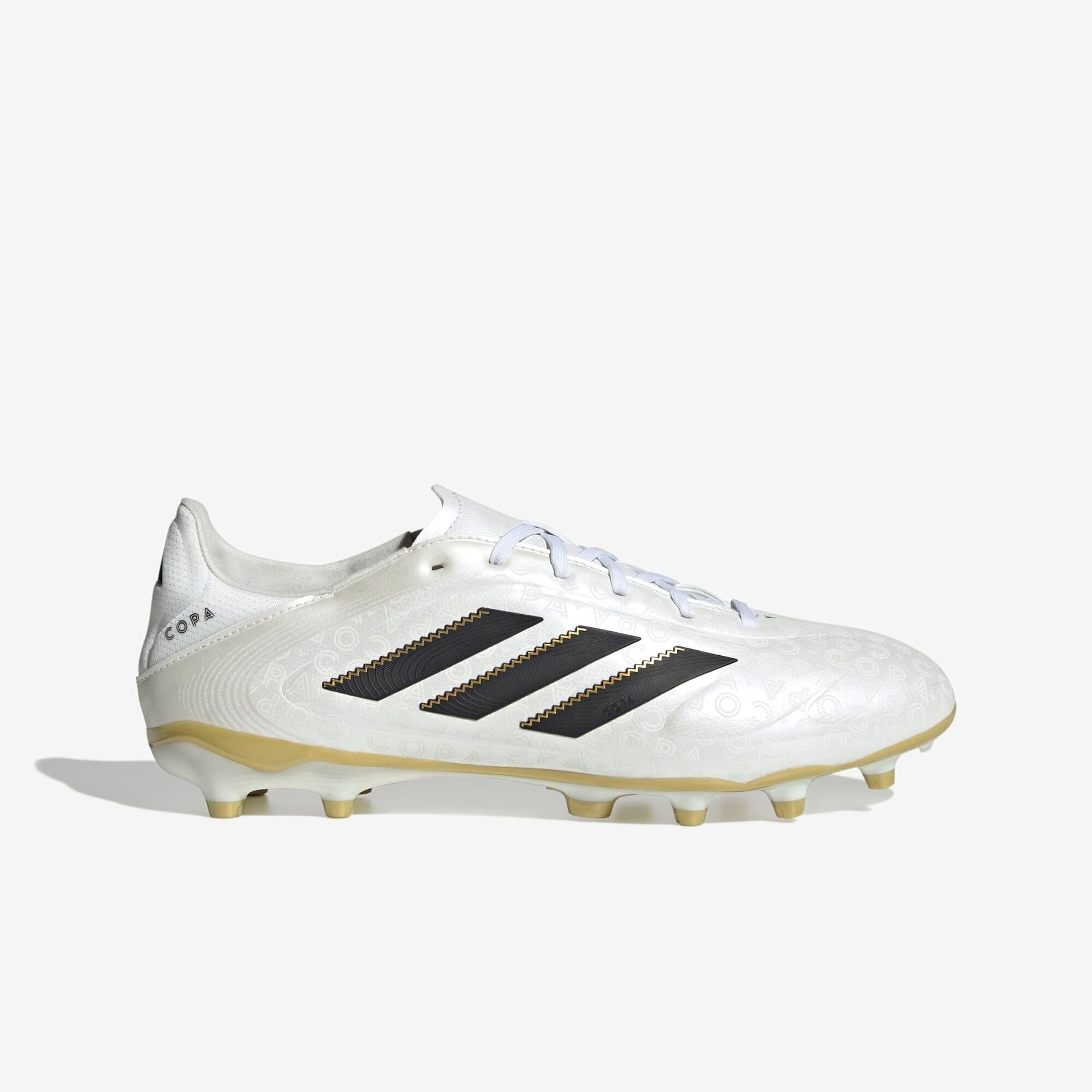adidas Copa Pure 3 League FG/MG Low-Top Soccer Cleats - Zero Metallic / Core Black / Gold Metallic