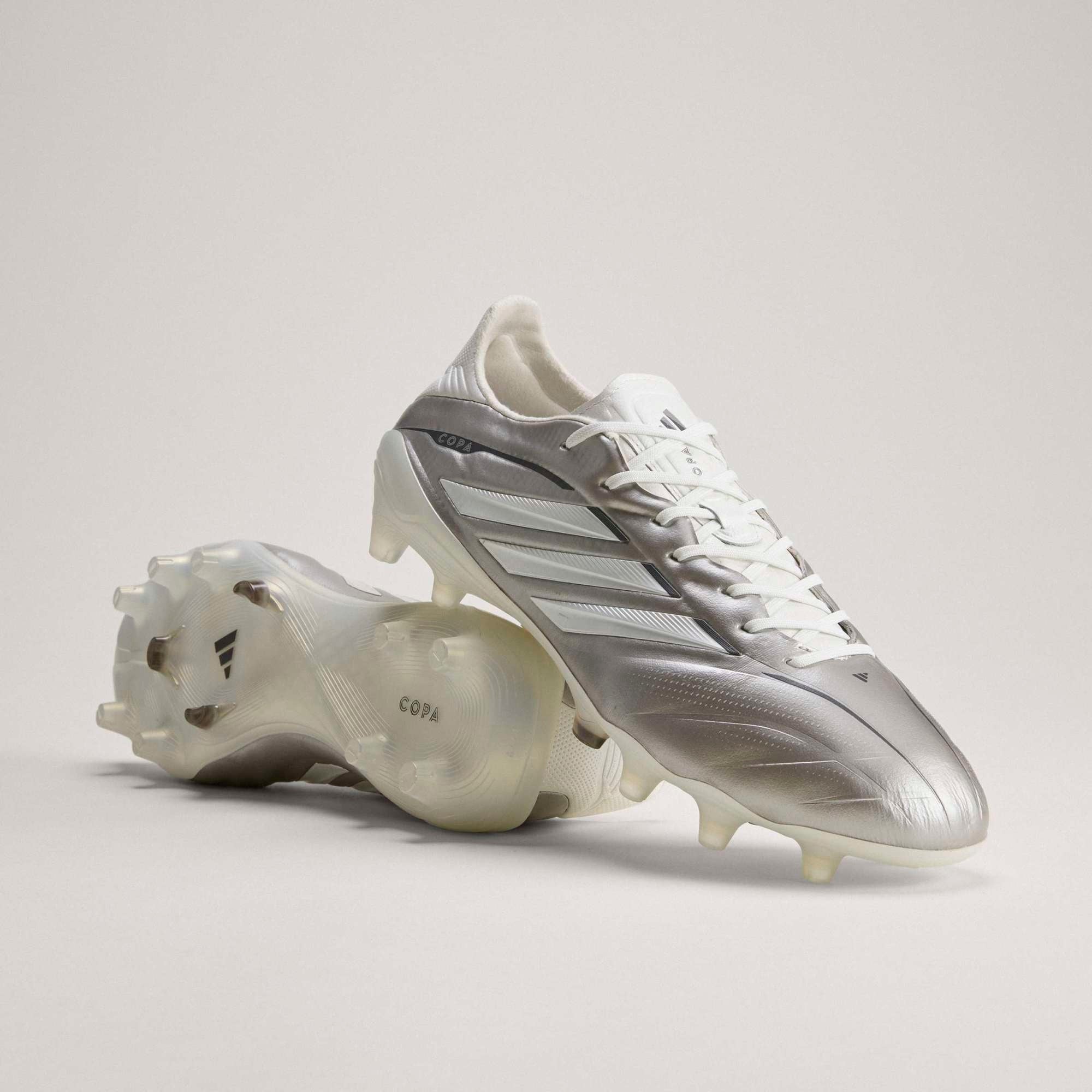 adidas Copa Pure IV Elite Firm-Ground Low-Top Soccer Cleats - Taupe Met. / Zero Metalic / Night Metallic