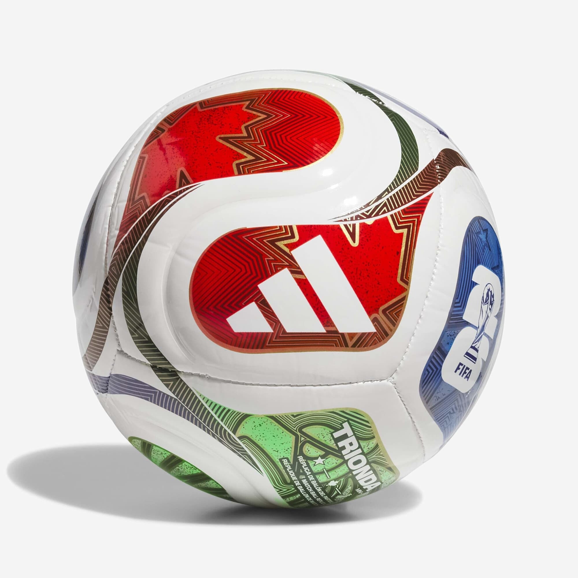 adidas FIFA World Cup 26™ Trionda Mini+ Soccer Ball - White / Team Royal Blue / Solar Blue / Power Red