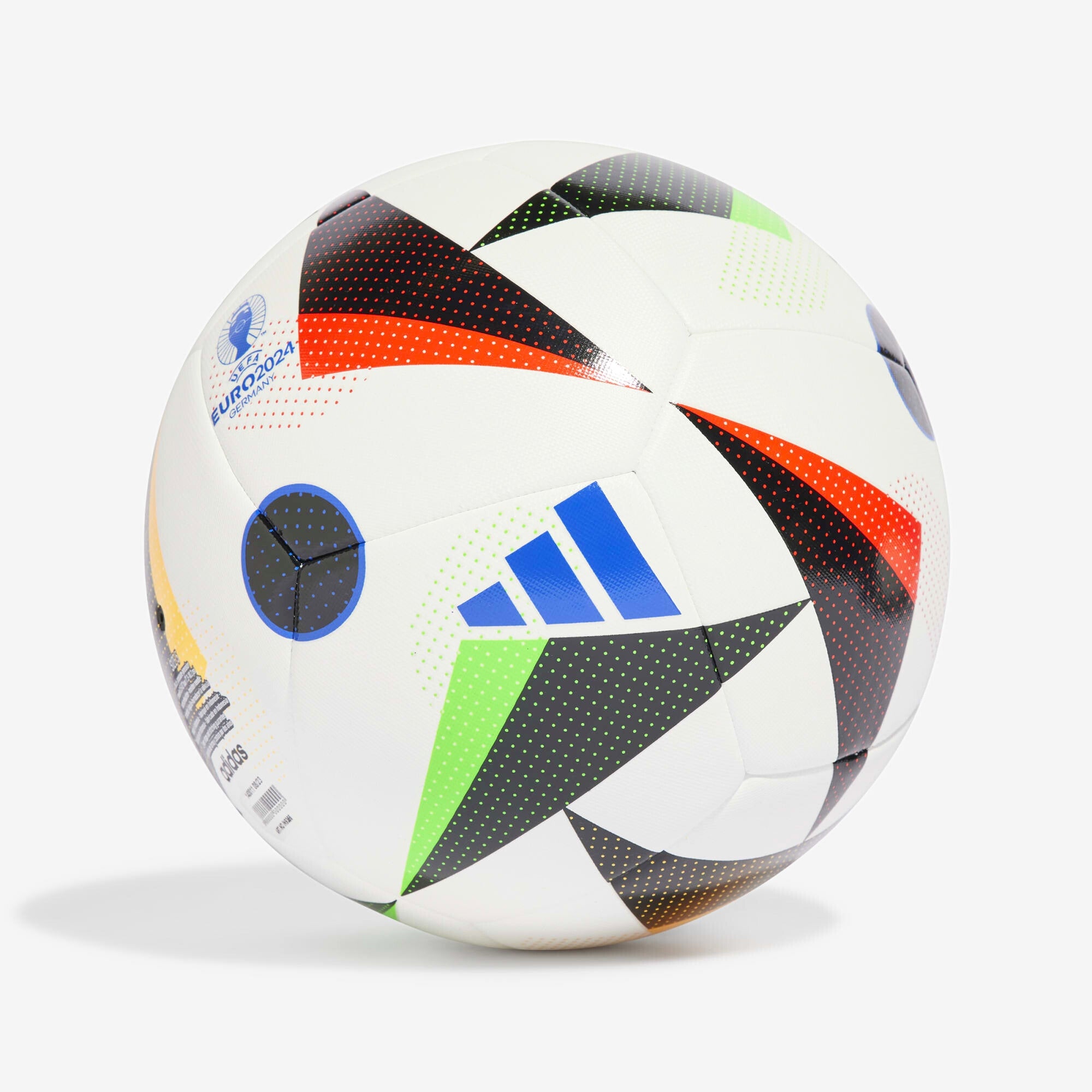 adidas Fussballliebe Training Soccer Ball - White / Black / Glow Blue