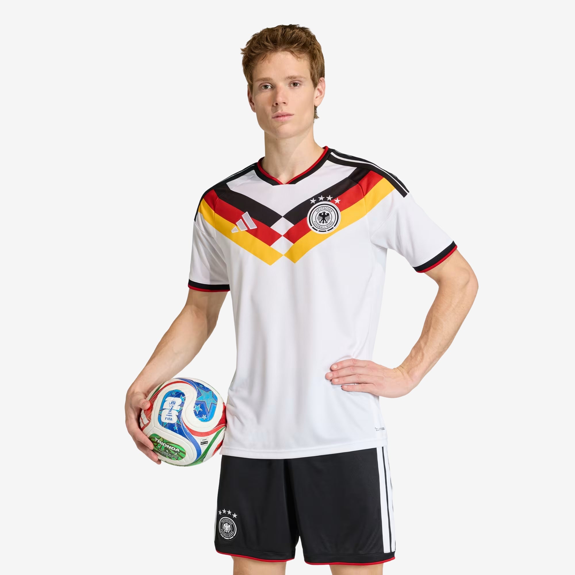 adidas Germany 2026 Stadium Home Men's Soccer Jersey - White