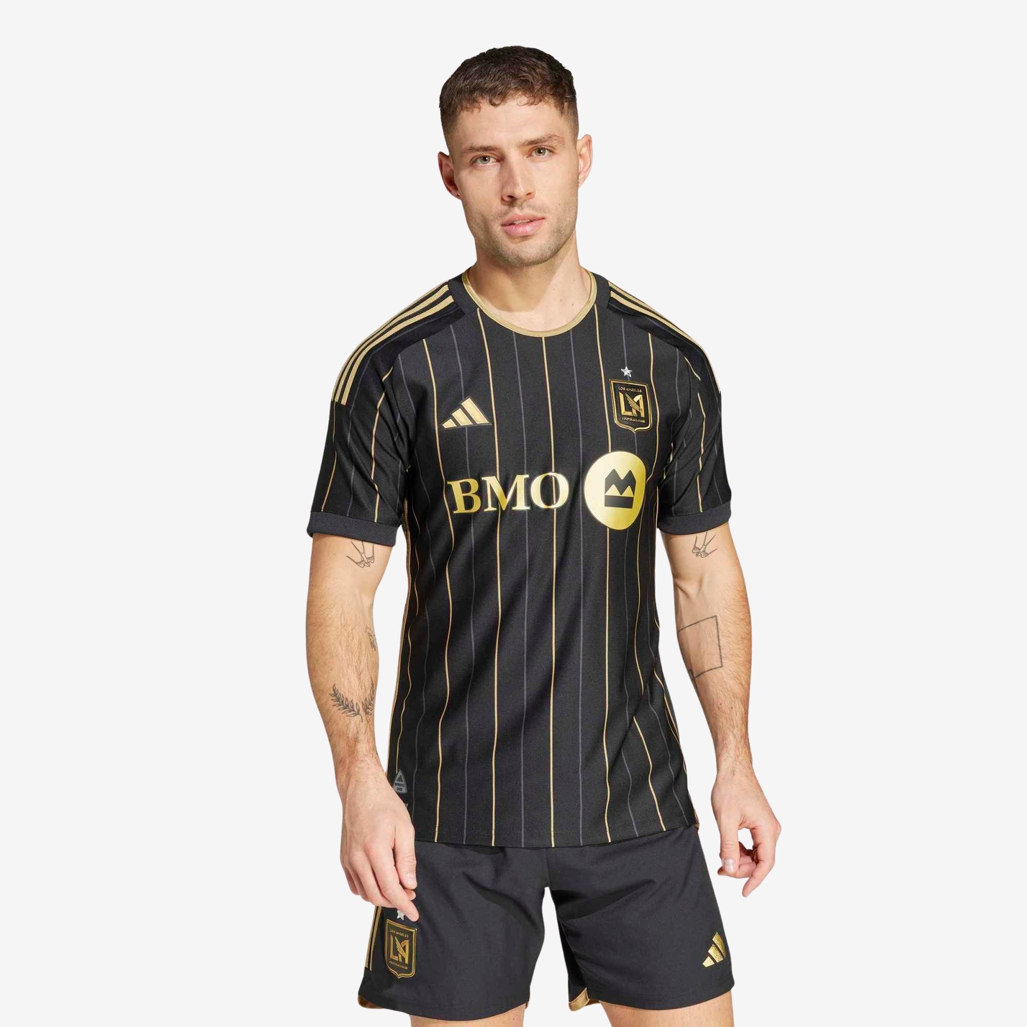 adidas Los Angeles FC 2024/25 Match Home Men's AEROREADY Soccer Authentic Jersey - Black
