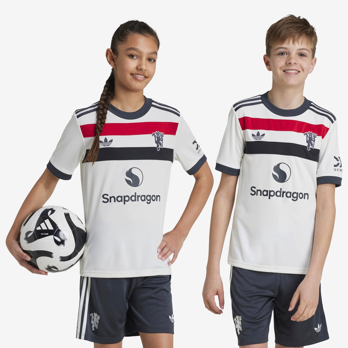 adidas Manchester United 2024/25 Stadium Third Big Kids