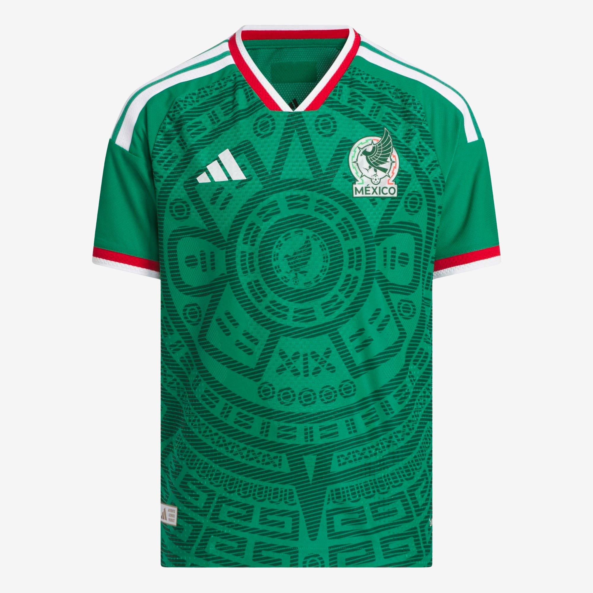 adidas Mexico 2026 Match Home Big Kids' Soccer Authentic Jersey - Bold Green