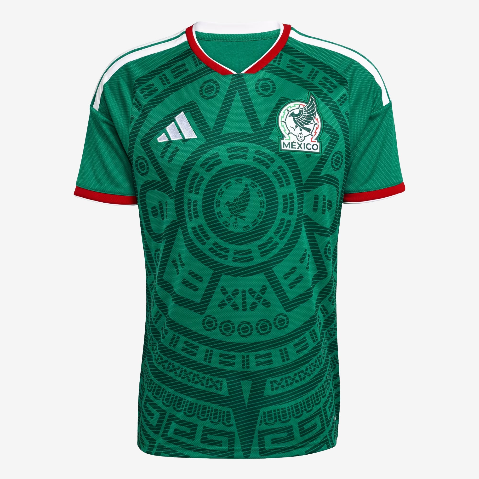 adidas Mexico 2026 Stadium Home Men's Soccer Replica Jersey - Bold Green