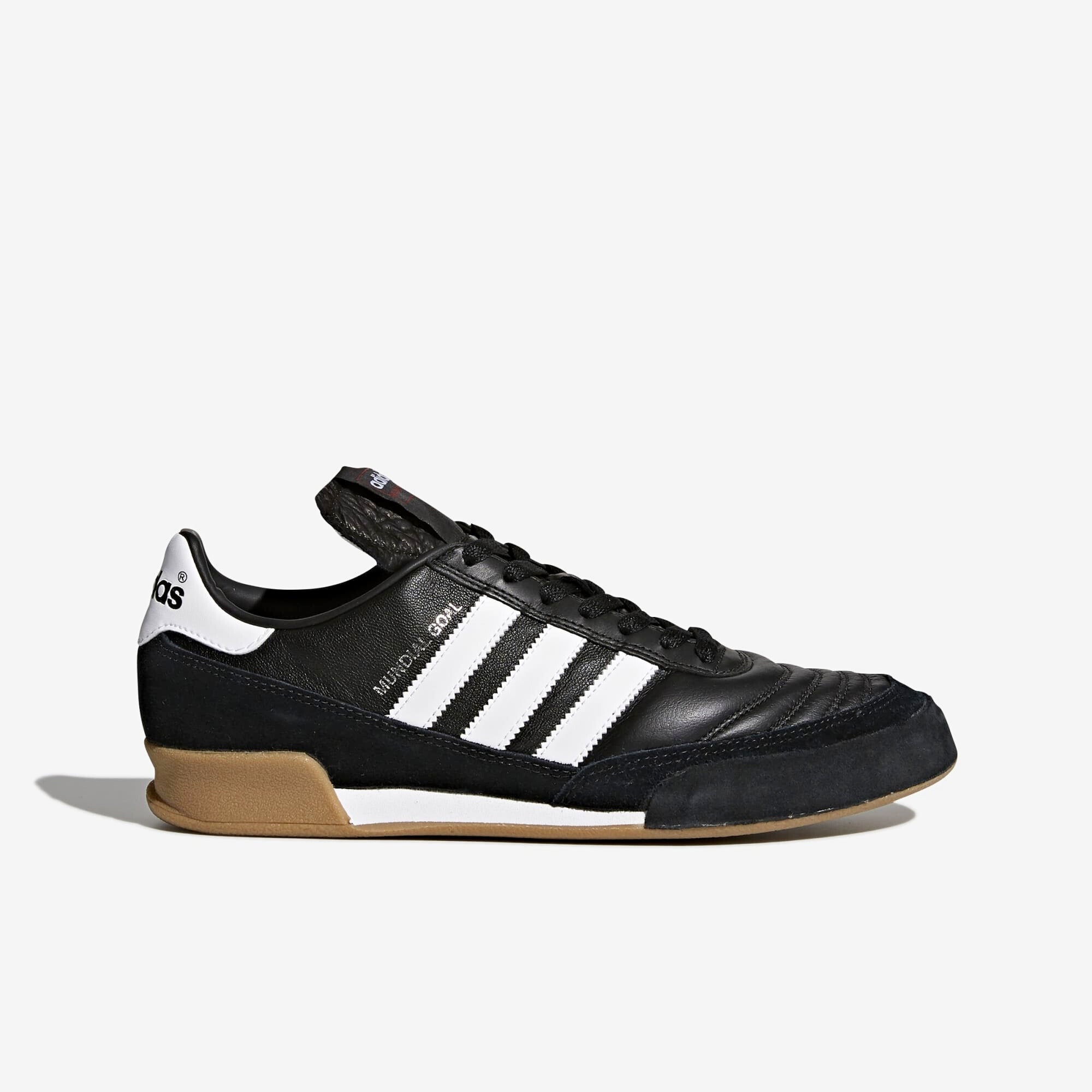 adidas Mundial Goal Indoor Shoes, Black/White / 9