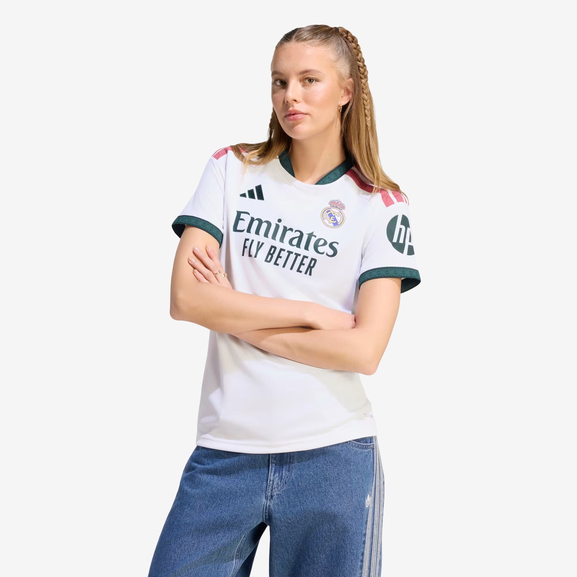 adidas Real Madrid 2026/27 Stadium Home Women's Soccer Jersey - White