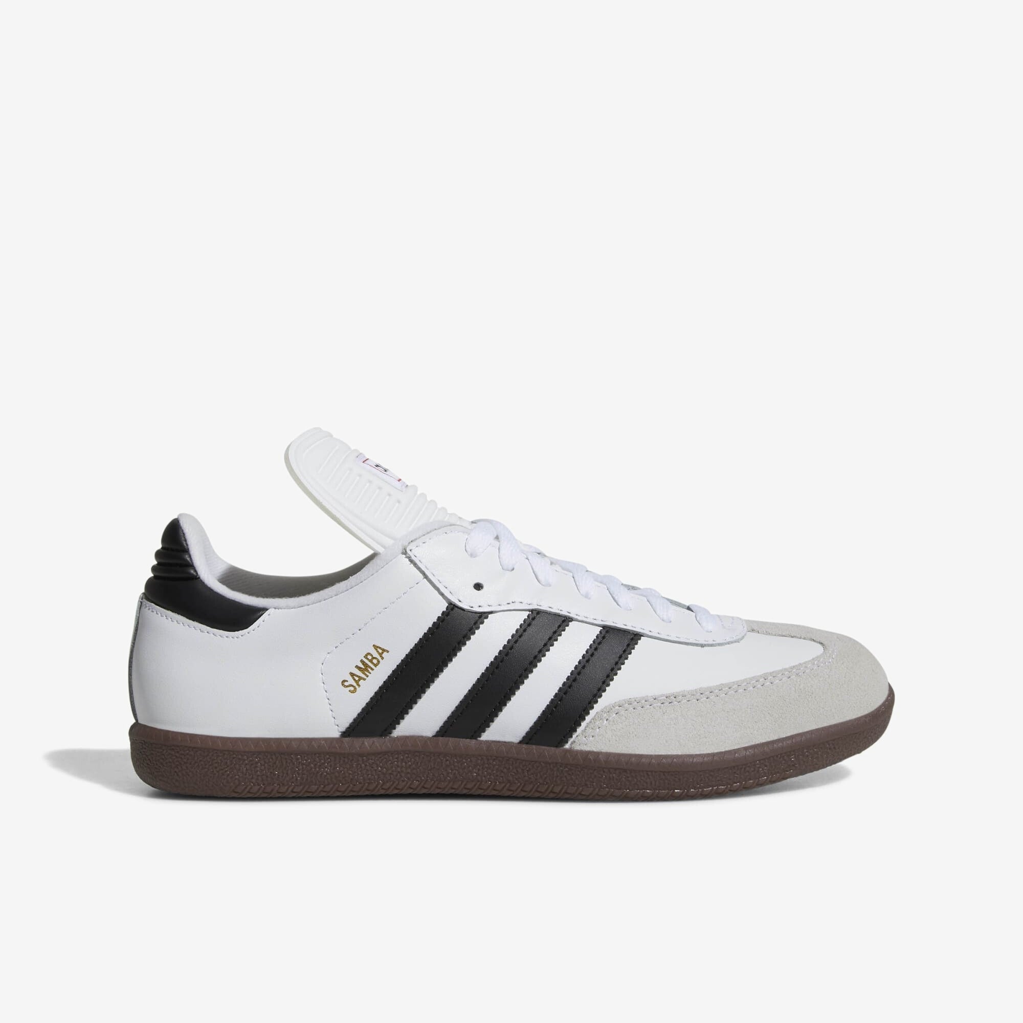 adidas Samba Classic Indoor Shoes (White/Black) 7.5