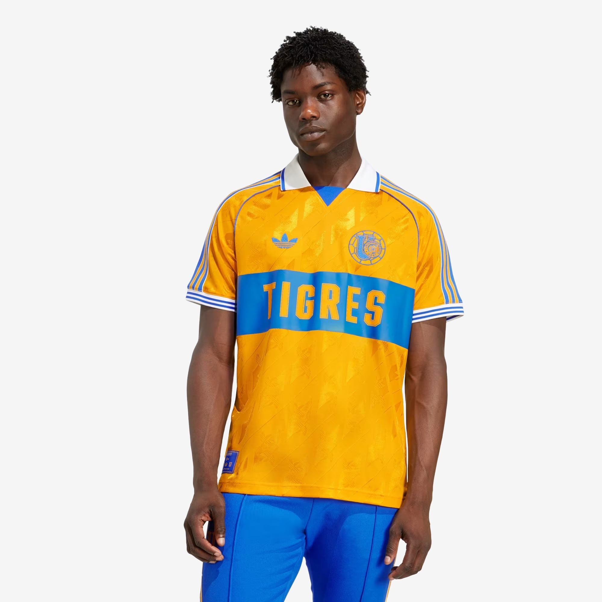 adidas Tigres UANL Stadium Anniversary Men's Soccer Jersey - Collegiate Gold
