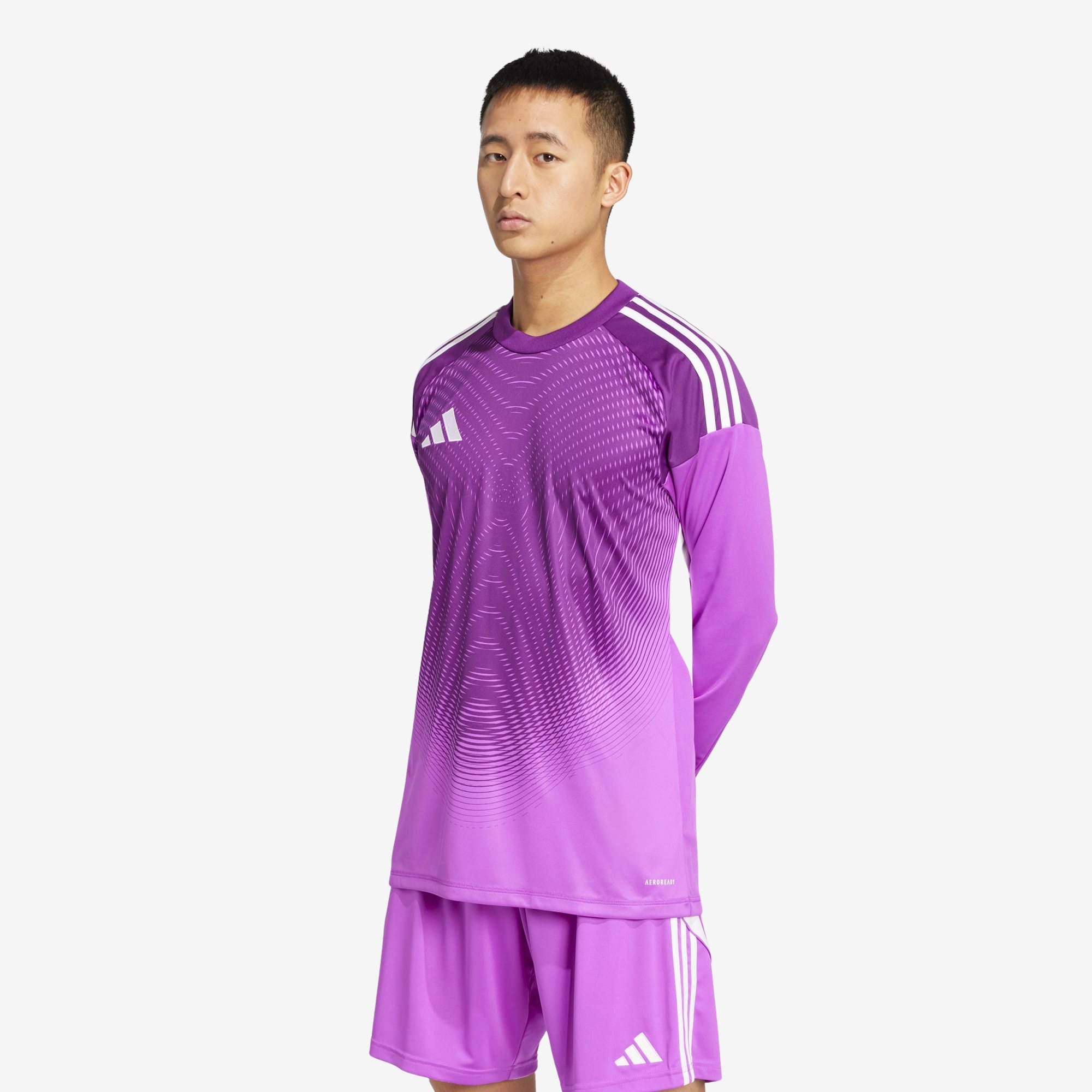 adidas Tiro 25 Competition Goalkeeper Men's Soccer Long-Sleeve Jersey - Purple Burst