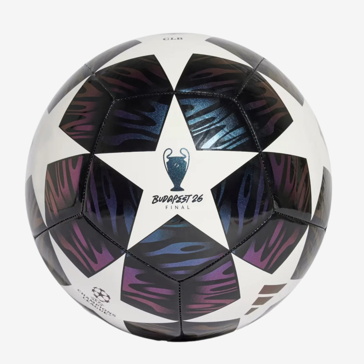 adidas UEFA Champions League Final Club Soccer Ball - Black / White