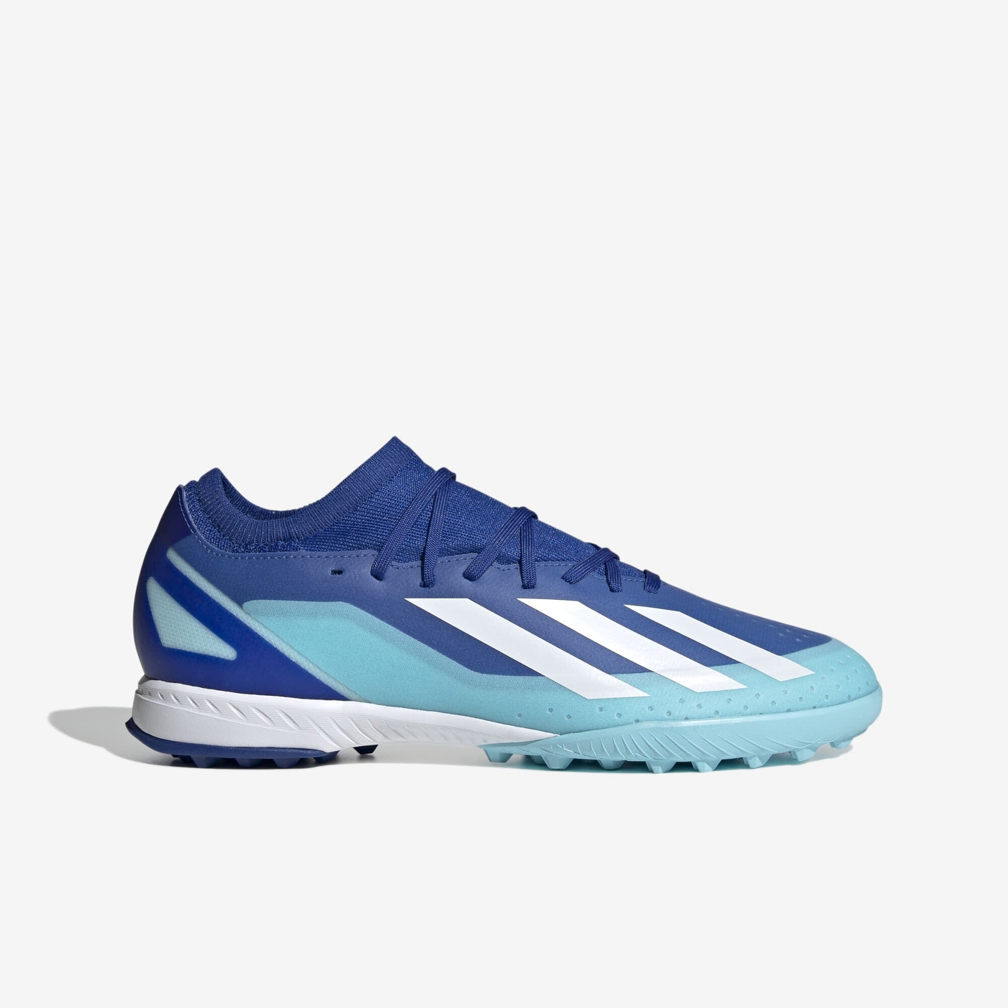 adidas X Crazyfast.3 Turf Low-Top Soccer Shoes - Bright Royal / Cloud White / Solar Red