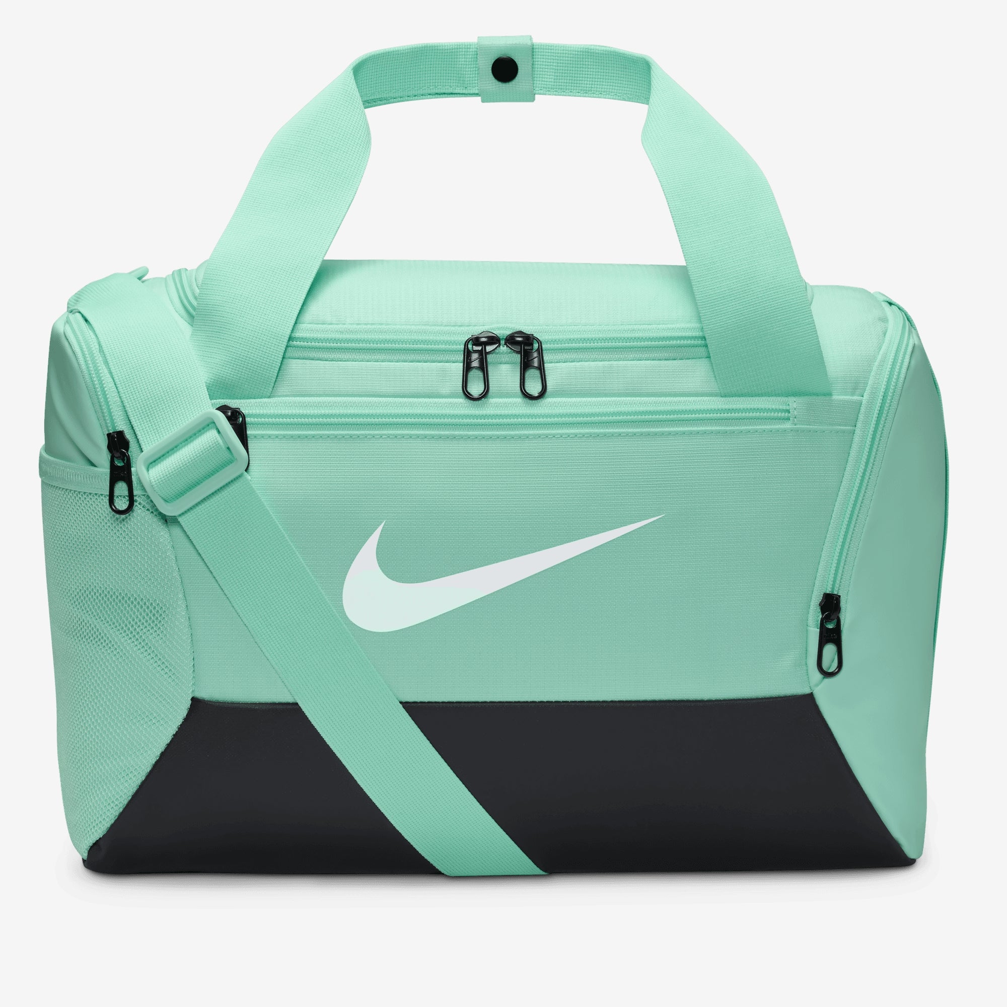 Nike Brasilia 9.5 Training Duffel Bag (Extra Small, 25L) - Mint Foam/Black/White