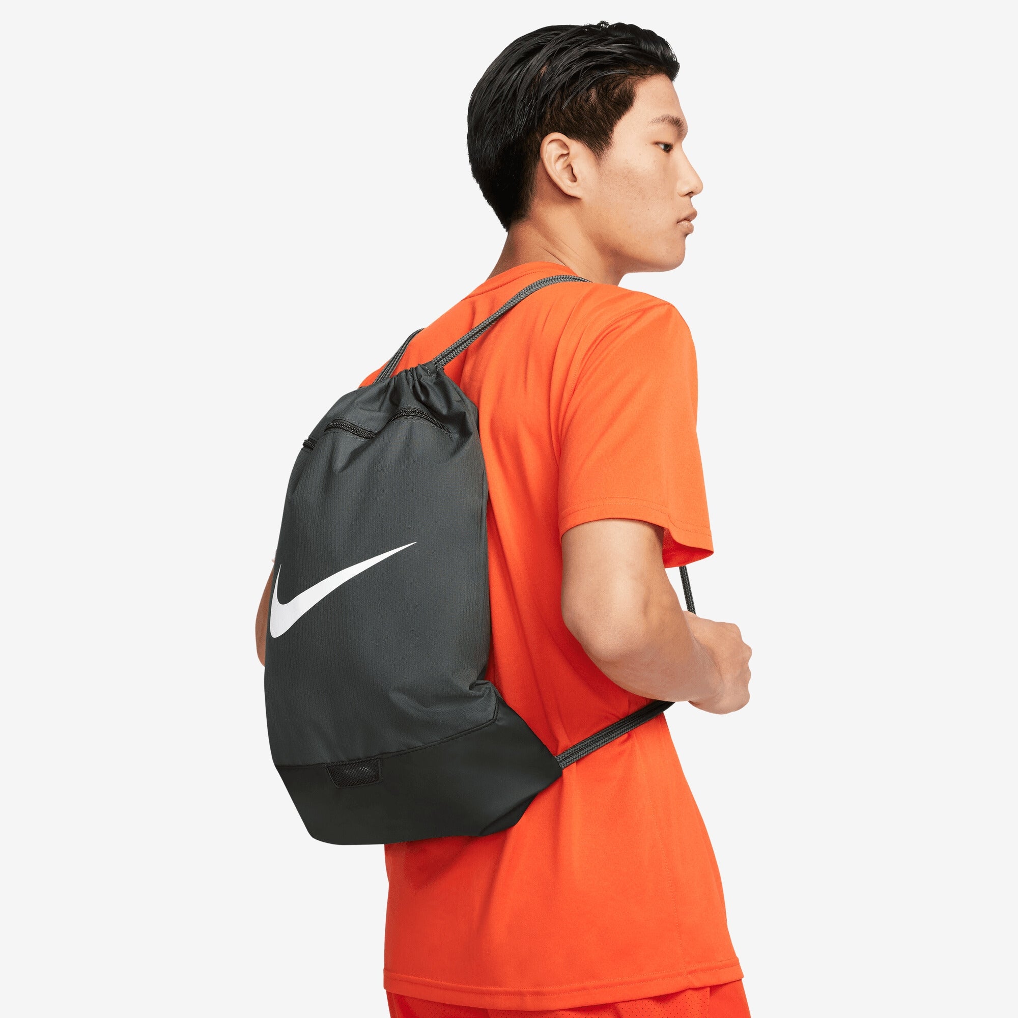 Nike Brasilia 9.5 Training Gym Sack (18L) - Iron Grey/Black/White