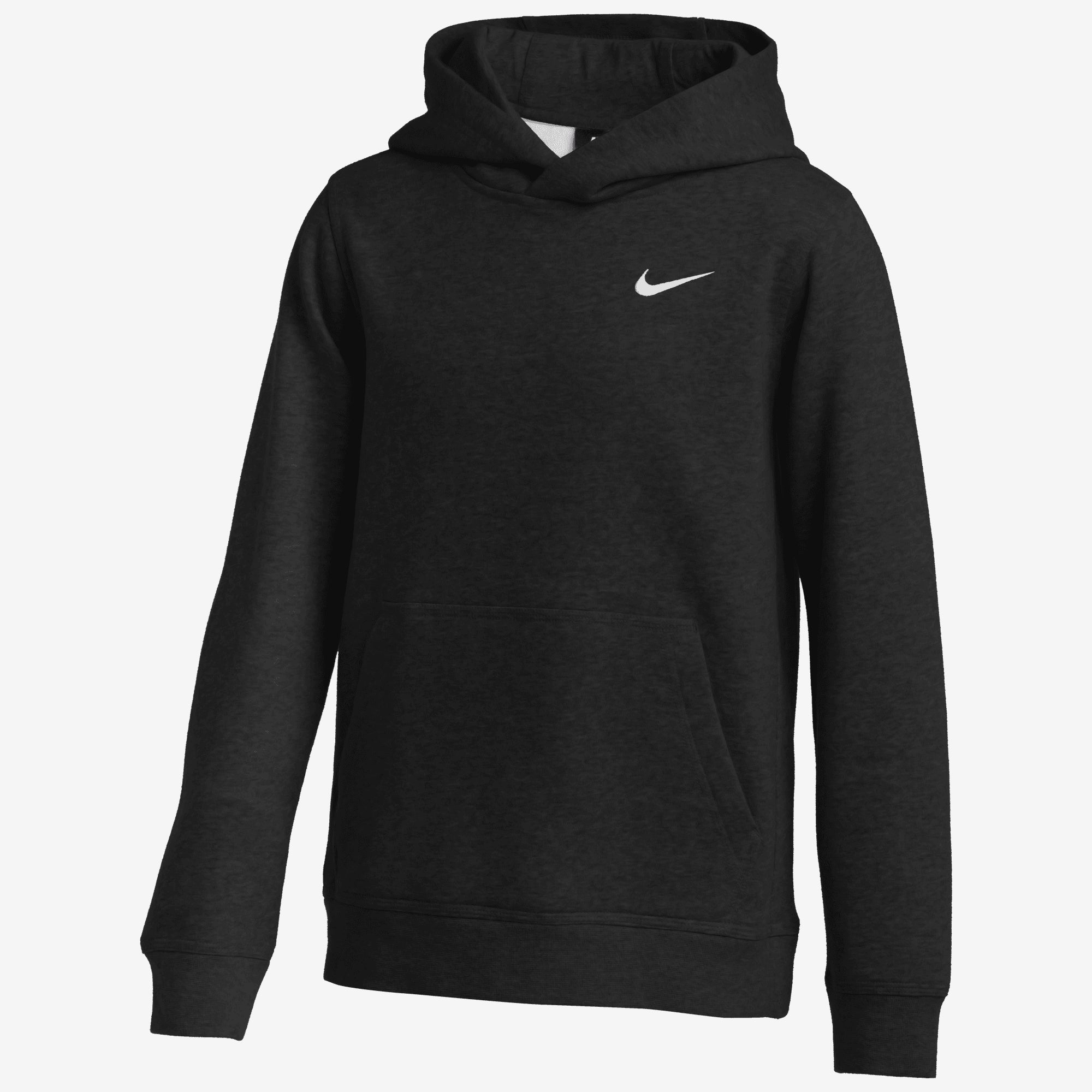 Nike Club Hoodie Big Kids' (Boys') Pullover Hoodie - Black/White