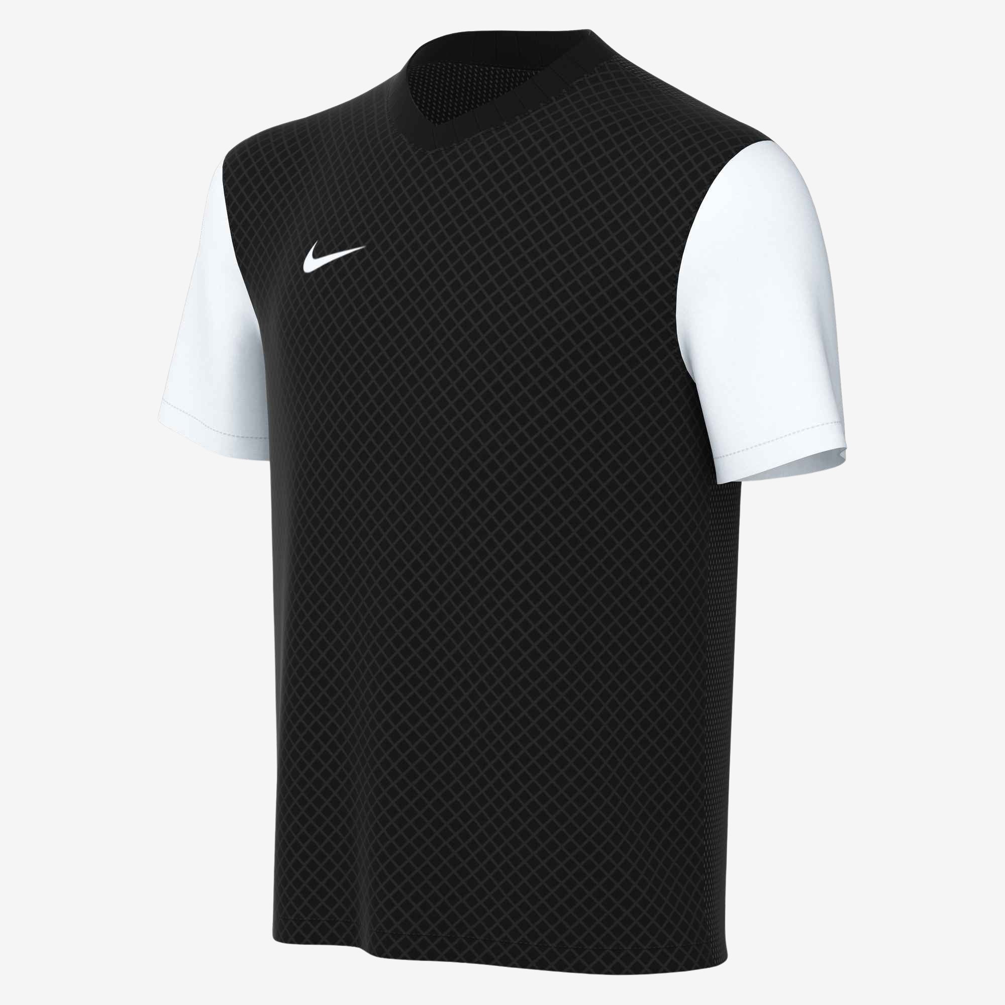 Nike Dri-FIT Tiempo Premier 2 Big Kids' Short-Sleeve Soccer Jersey - Black/White/White