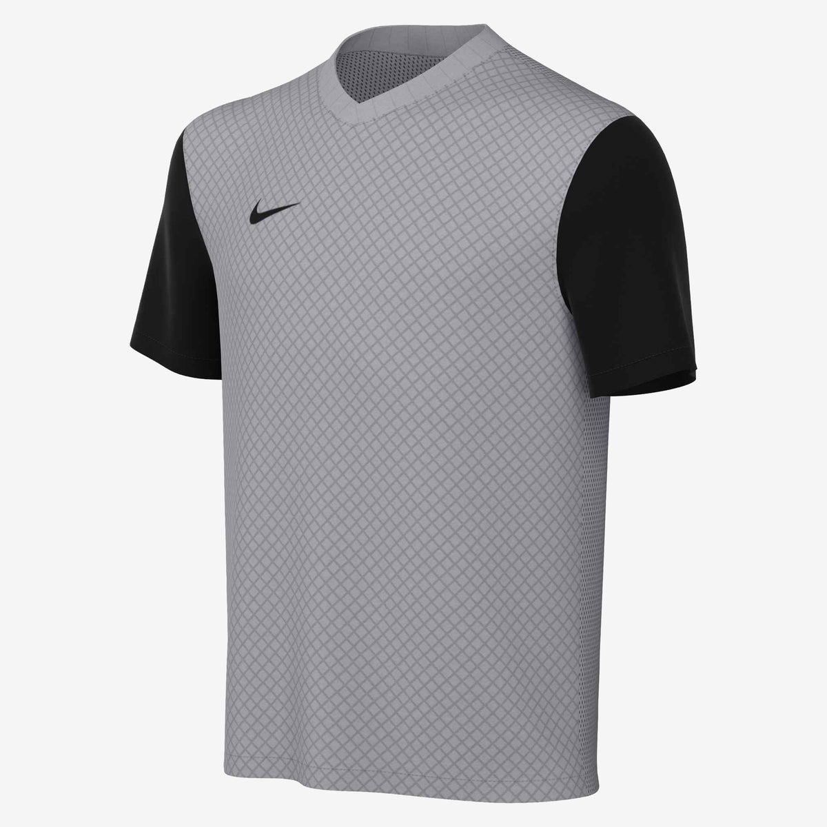 Nike Dri-FIT Tiempo Premier 2 Big Kids' Short-Sleeve Soccer Jersey - Wolf Grey/Black/Black