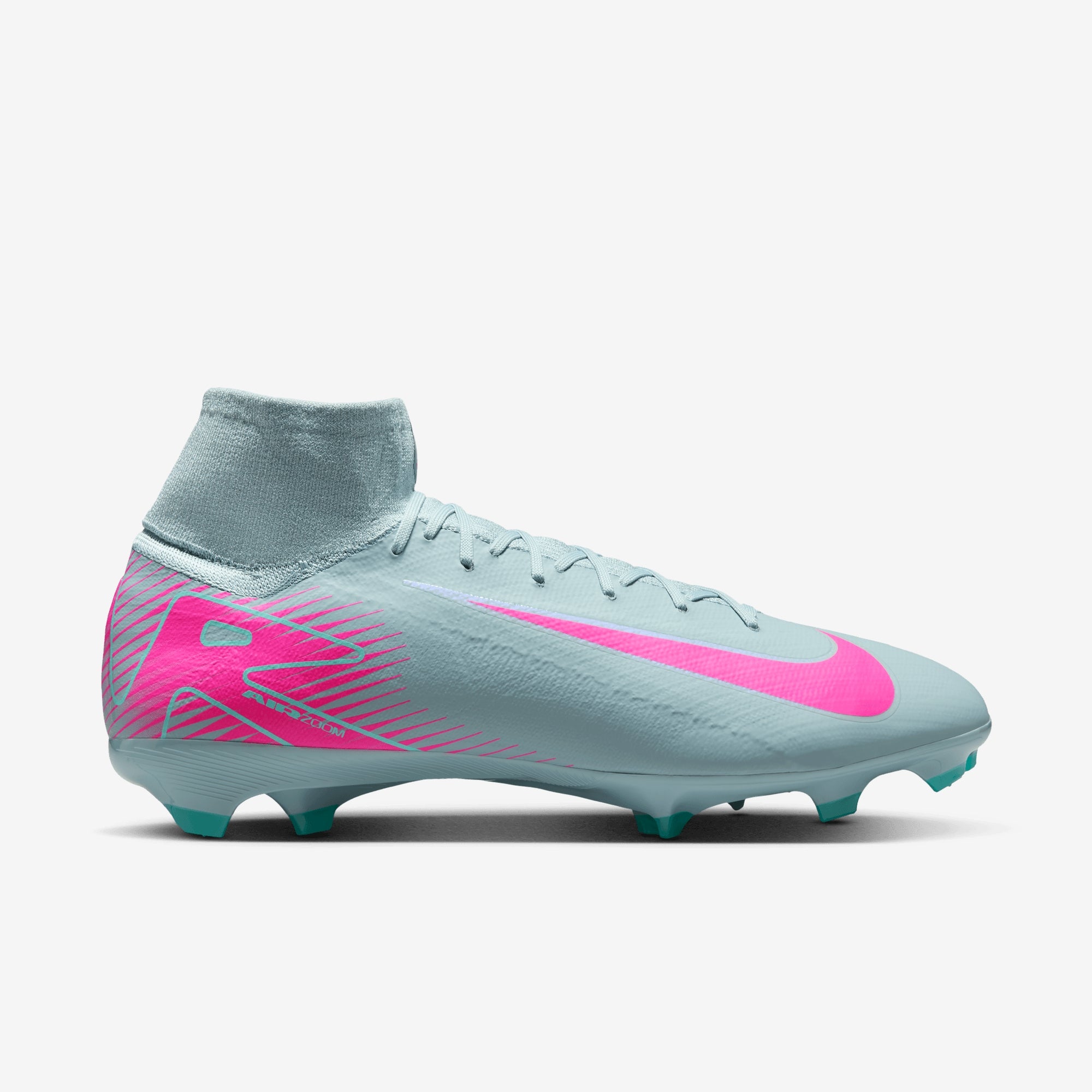 Nike Mercurial Superfly 10 Pro FG High-Top Soccer Cleats - Ocean Cube/Pink Blast