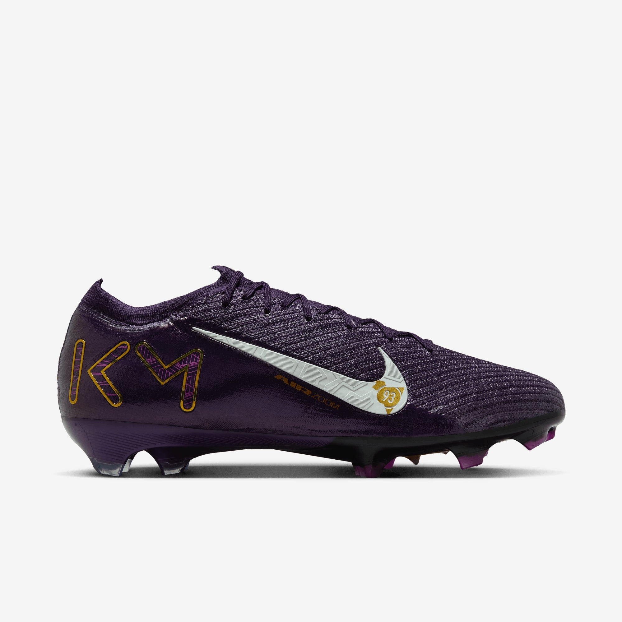 Nike Mercurial Vapor 16 Elite "Kylian Mbappé" FG Low-Top Soccer Cleats - Grand Purple/Pale Ivory