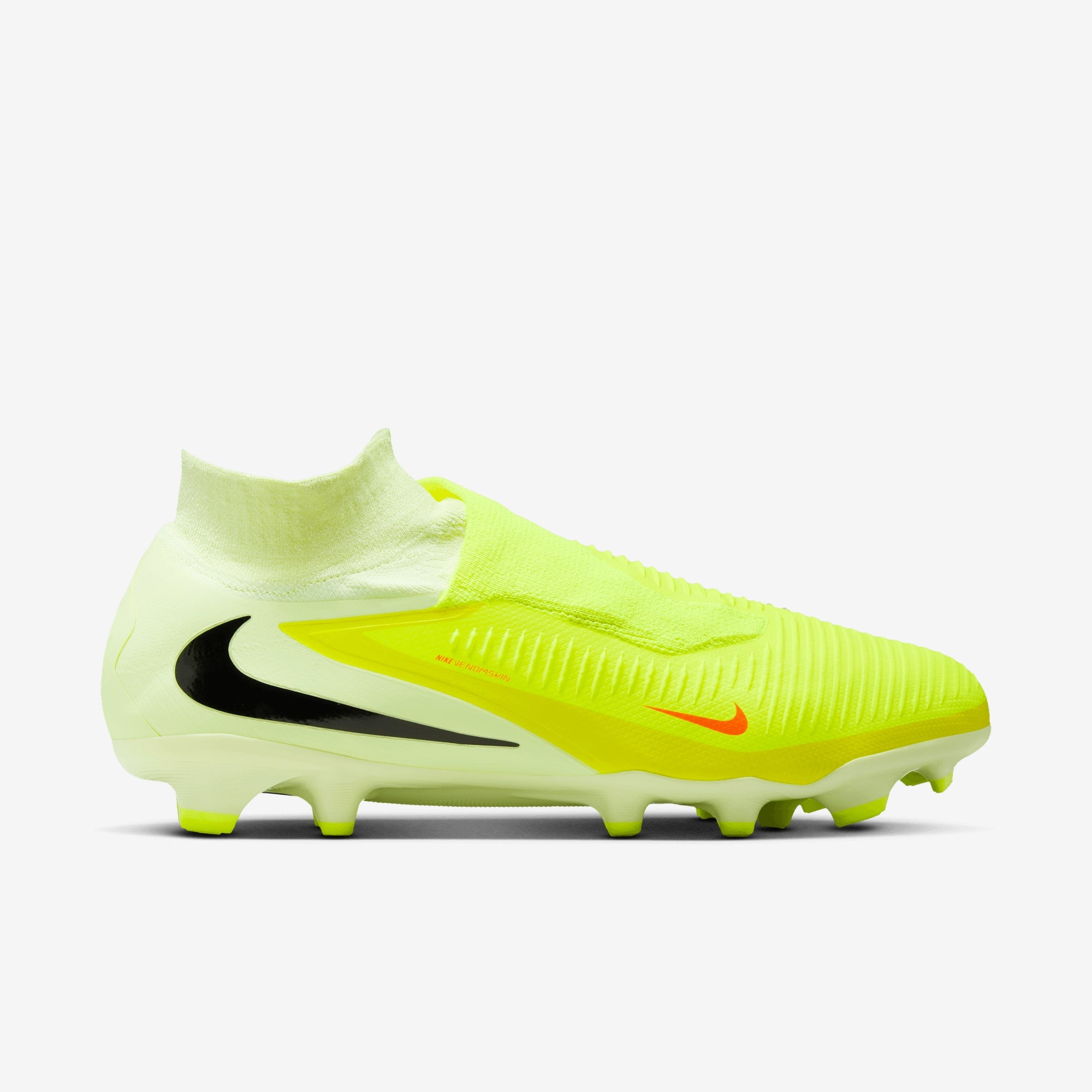 Nike Phantom 6 High Pro Firm-Ground Soccer Cleats - Hyper Crimson/Black-Limelight