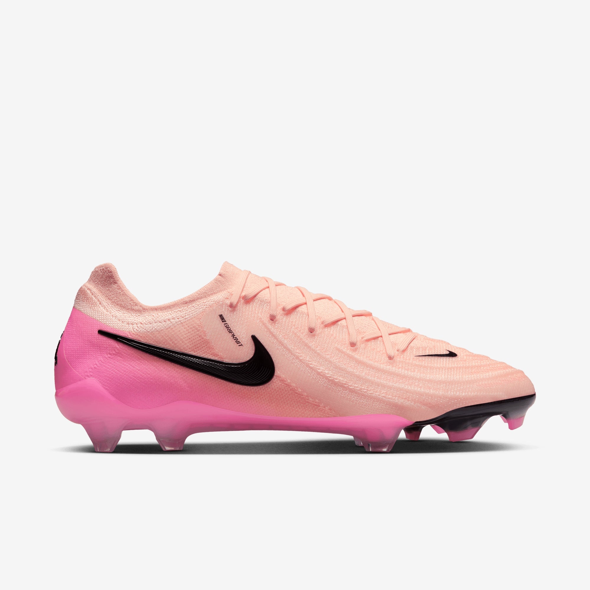 Nike Phantom GX 2 Elite FG Low-Top Soccer Cleats - Crimson Tint/Black-Pink Blast