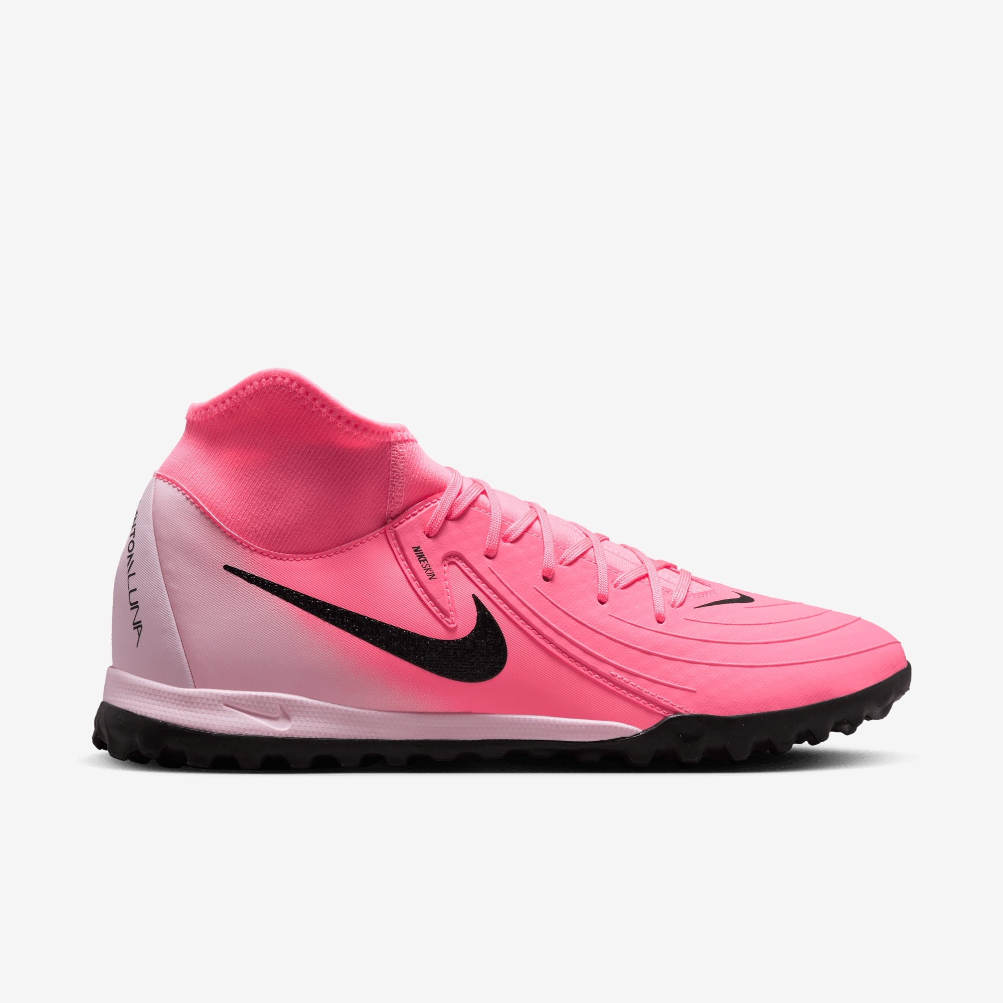 Nike Phantom Luna 2 Academy Turf High-Top Soccer Shoes - Sunset Pulse/Black