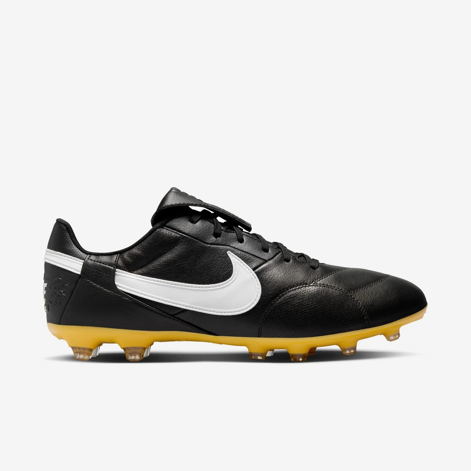 Nike Premier 3 Firm-Ground Low-Top Soccer Cleats - Black/White/Amarillo