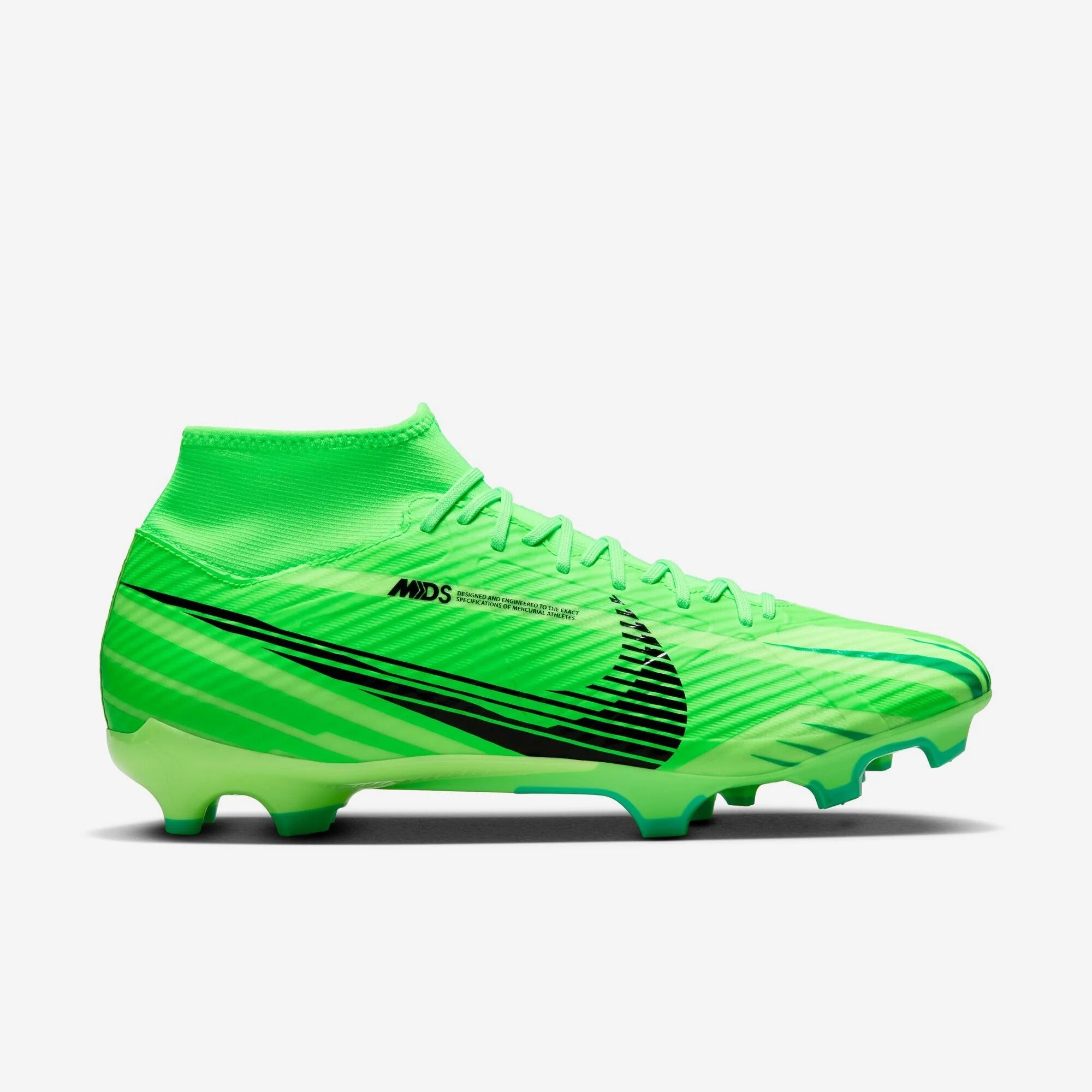 Nike Superfly 9 Academy Mercurial Dream Speed Multi-Ground High-Top Soccer Cleats - Green Strike/Black/Stadium Green