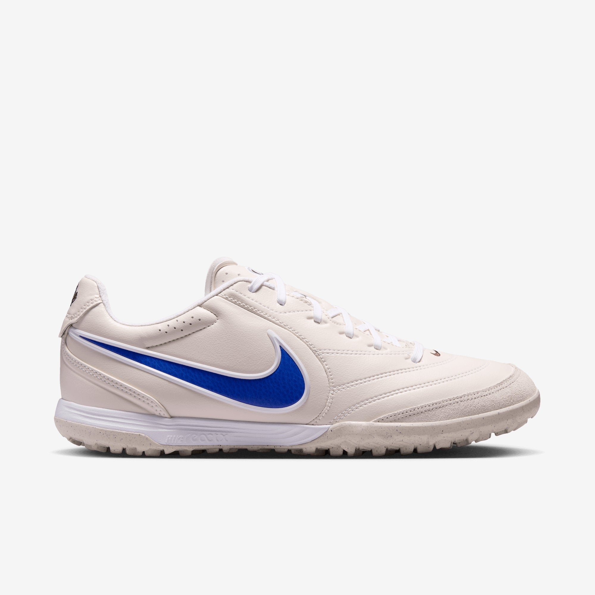 Nike Tiempo Ligera Pro Turf Low-Top Soccer Shoes - Chalk/Racer Blue-White