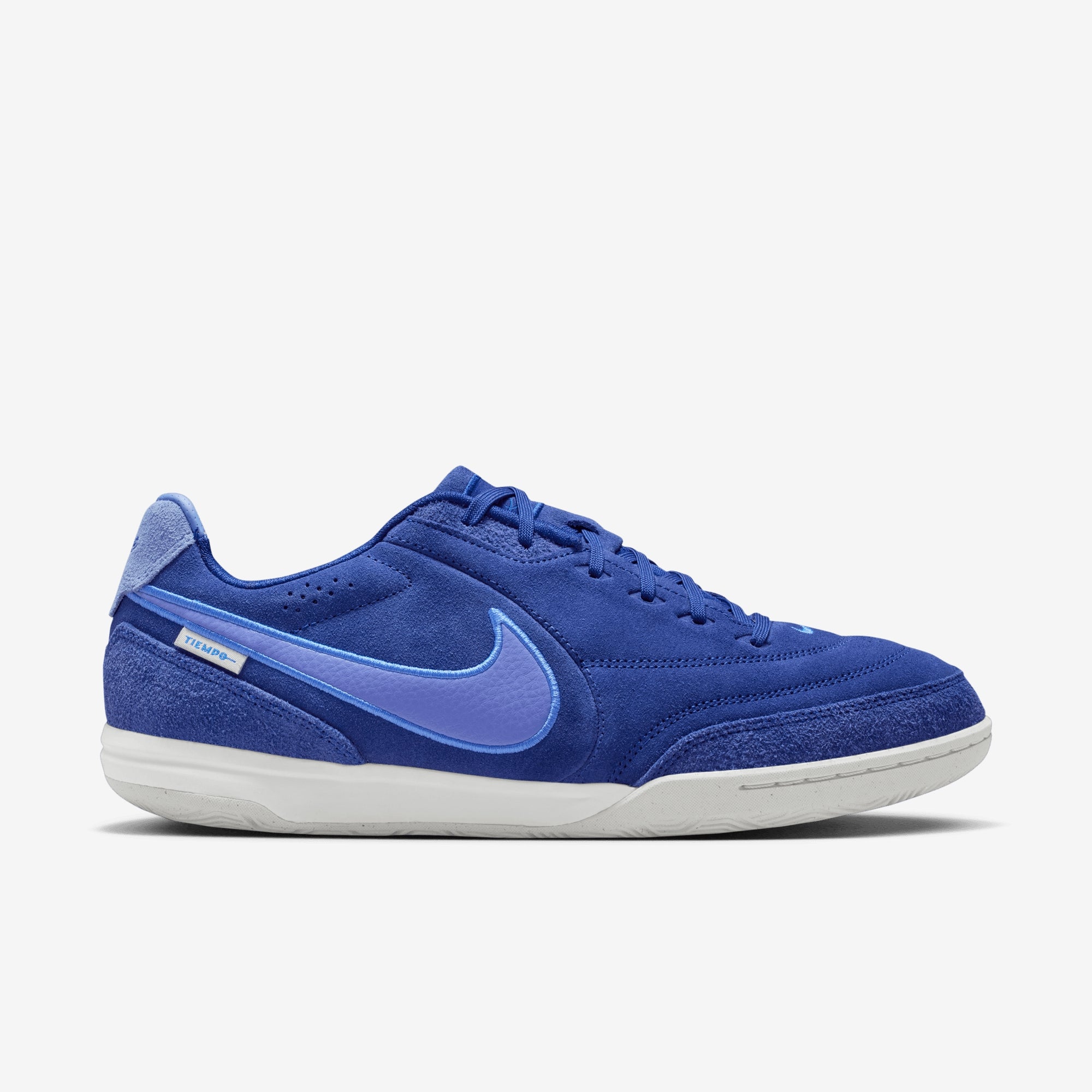 Nike Tiempo Streetgato PRM Indoor/Court Low-Top Soccer Shoes - Deep Royal Blue/Polar-Blue Crystal