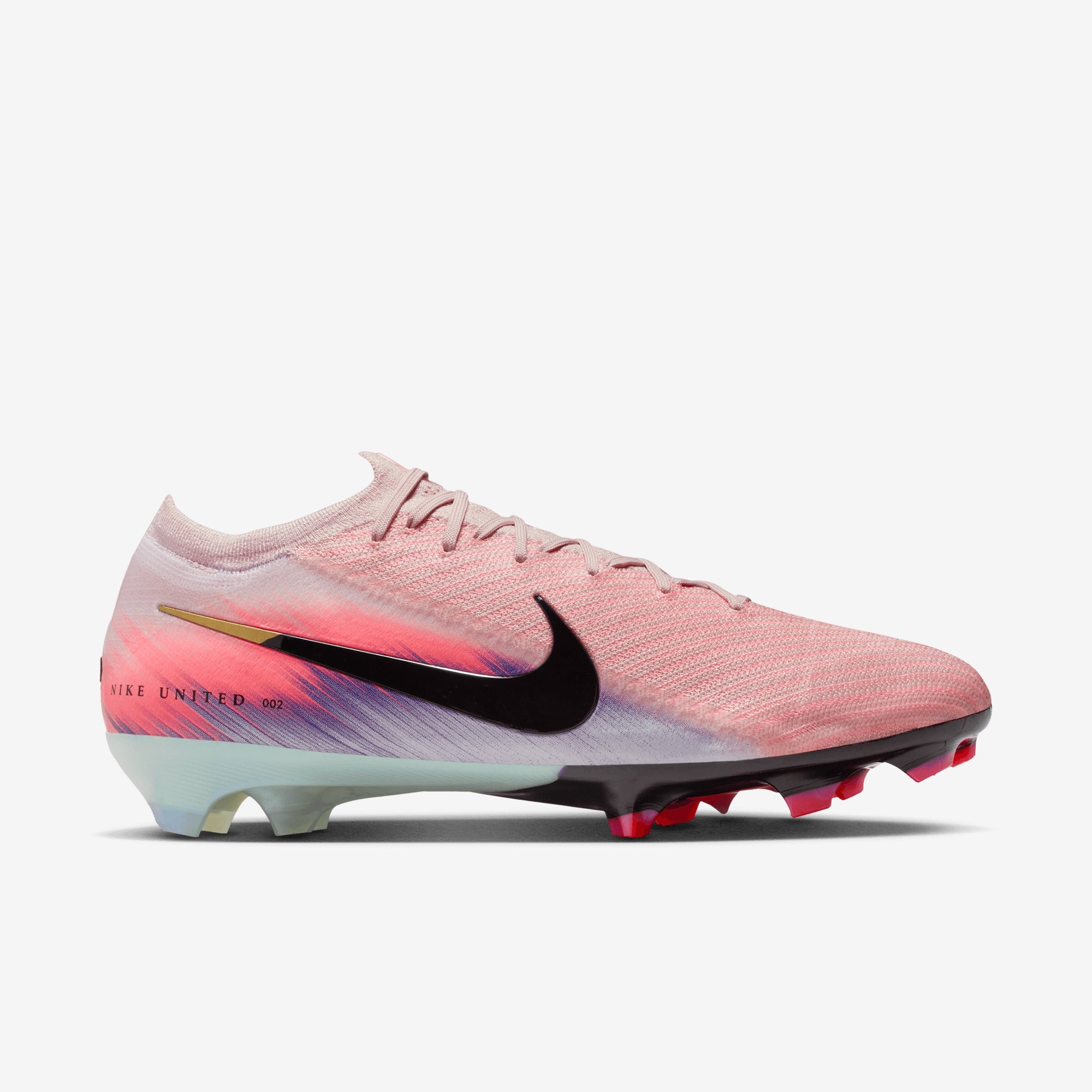 Nike United Mercurial Vapor 16 Elite Firm-Ground Low-Top Soccer Cleats - Silt Red/Racer Blue