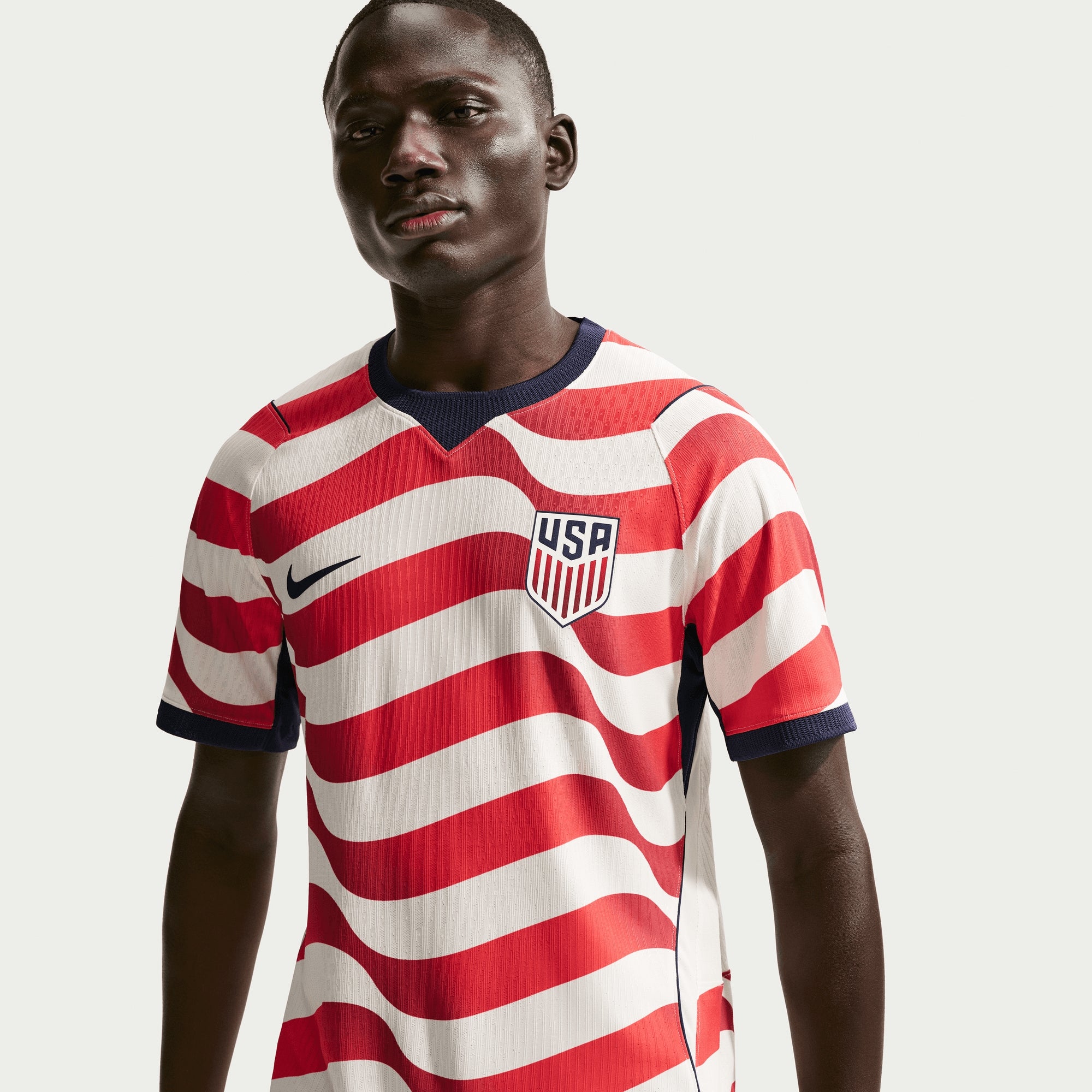 Nike USMNT 2026 Match Home Men's Nike Aero-FIT Soccer Authentic Jersey - Sail/Midnight Navy/Midnight Navy