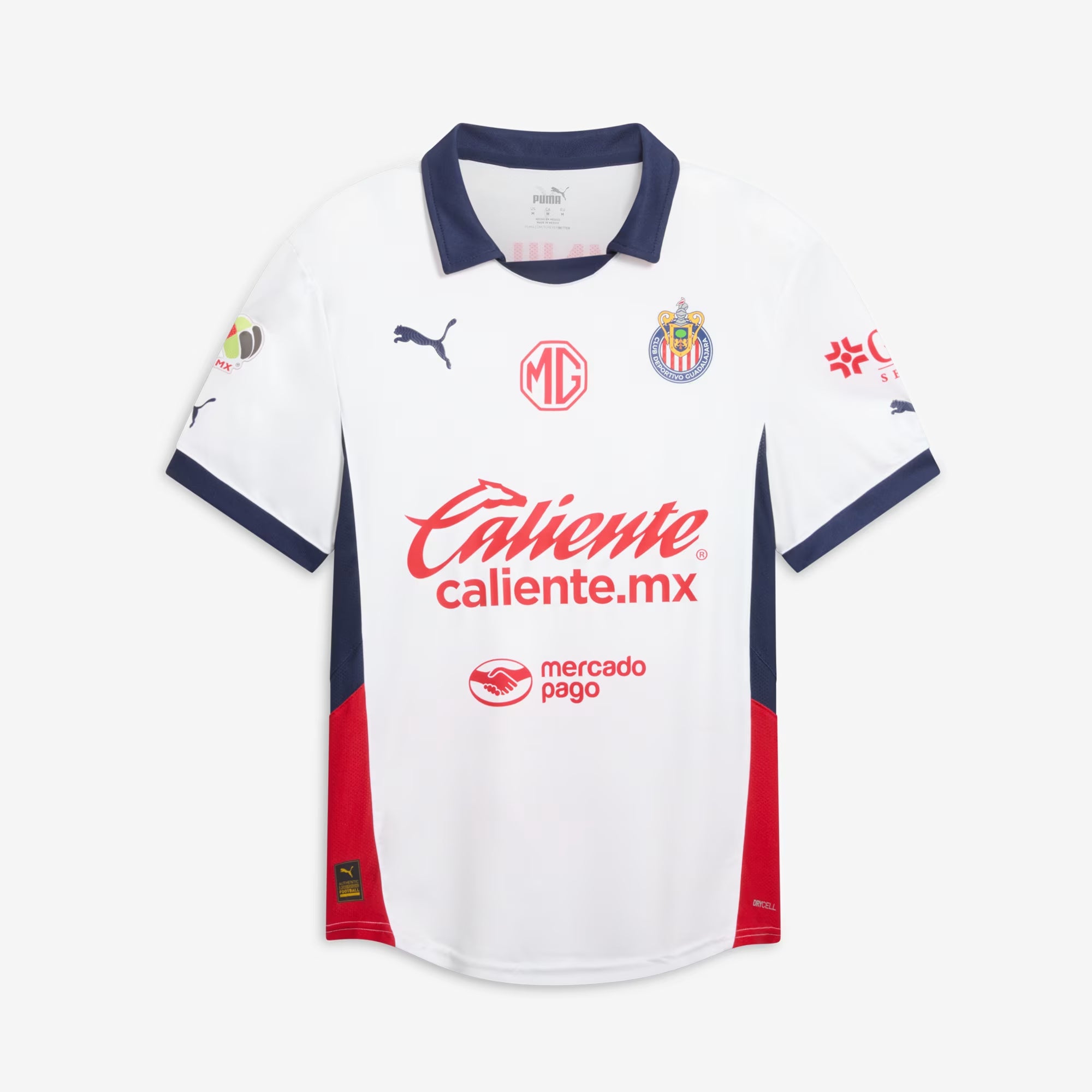 PUMA Chivas 2024/25 Match Away Men's dryCELL Soccer Authentic Jersey - PUMA White