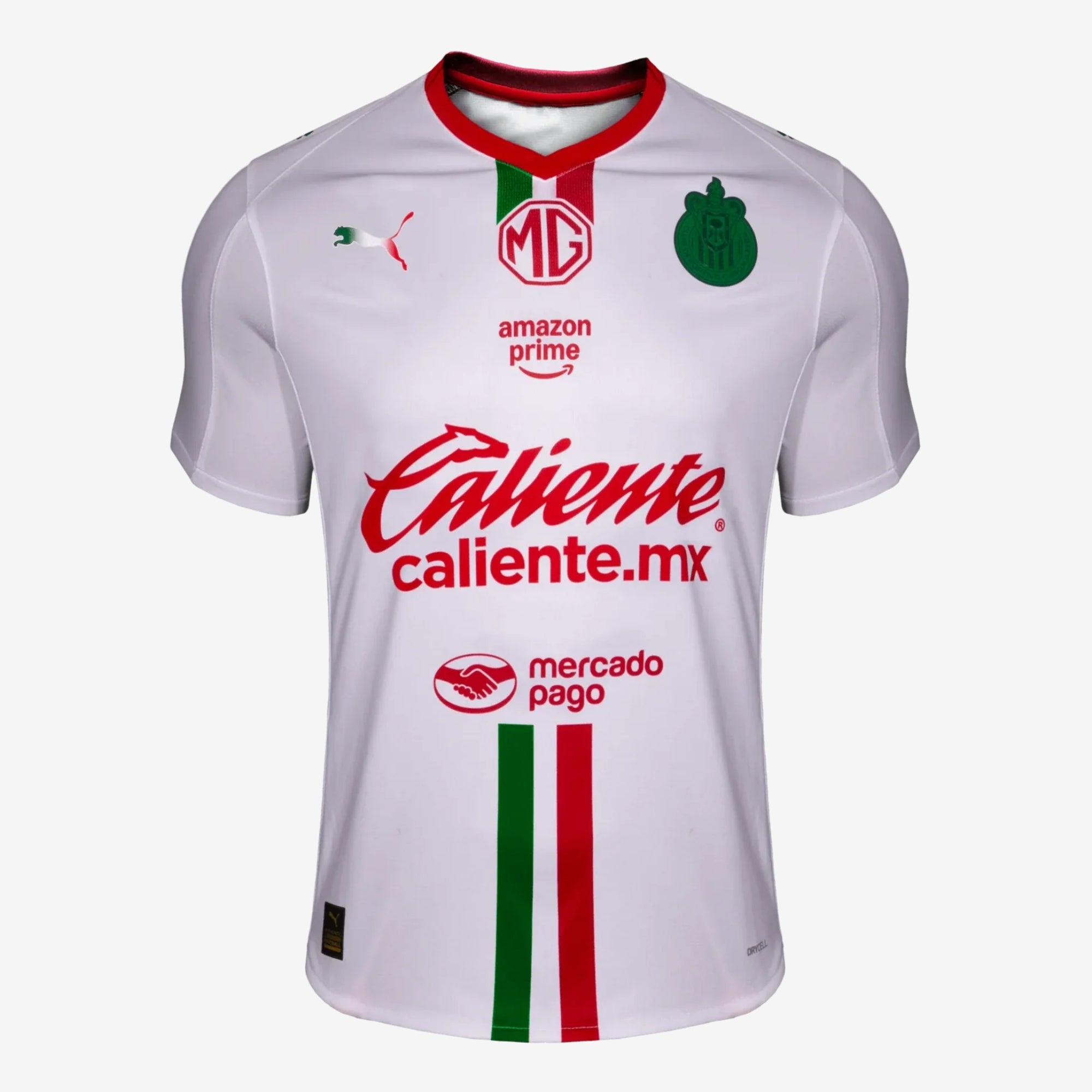 PUMA Chivas 2025/26 Stadium Away Men's dryCELL Soccer Replica Jersey - PUMA White