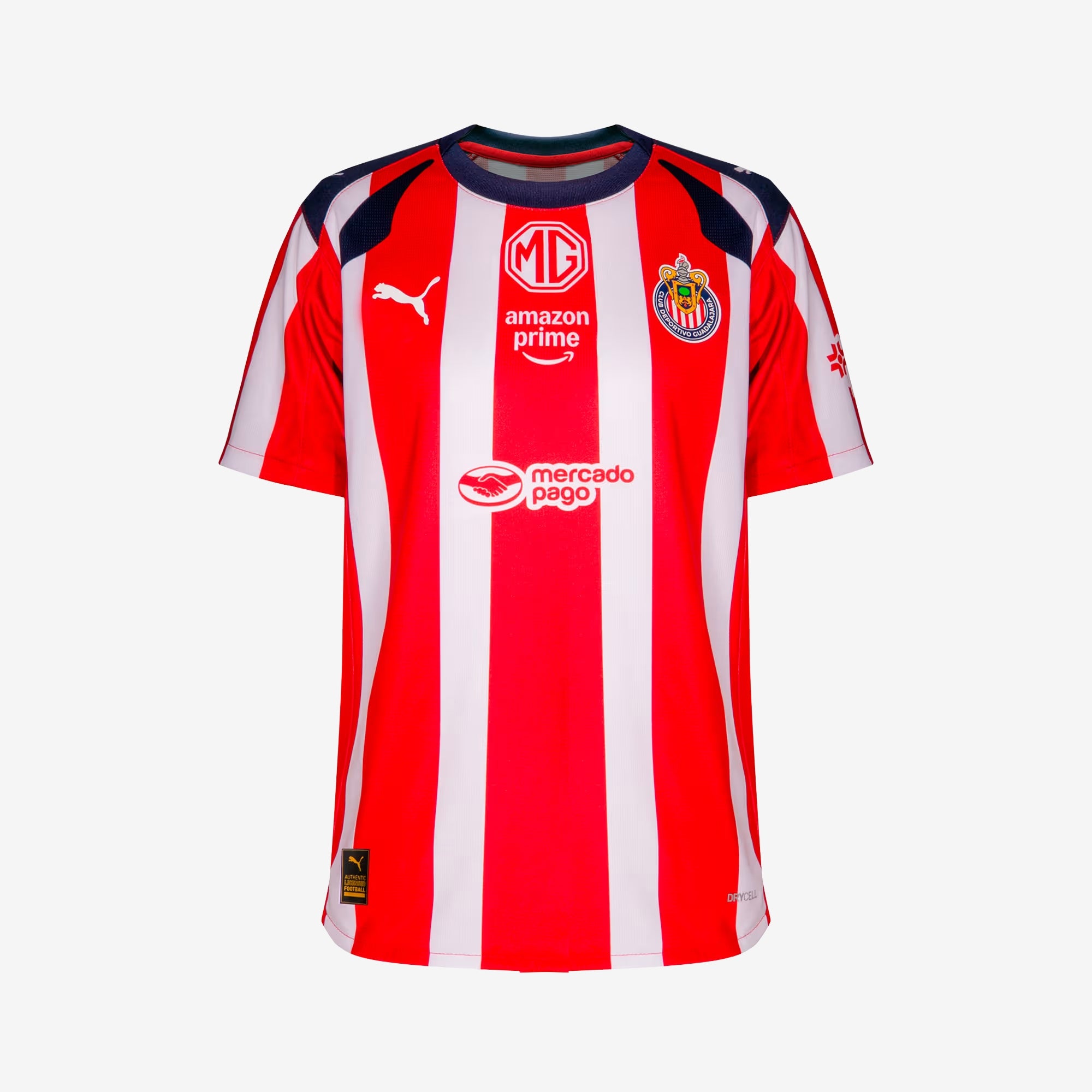 PUMA Chivas 2025/26 Stadium Home Big Kids' Soccer Replica Jersey - PUMA Red