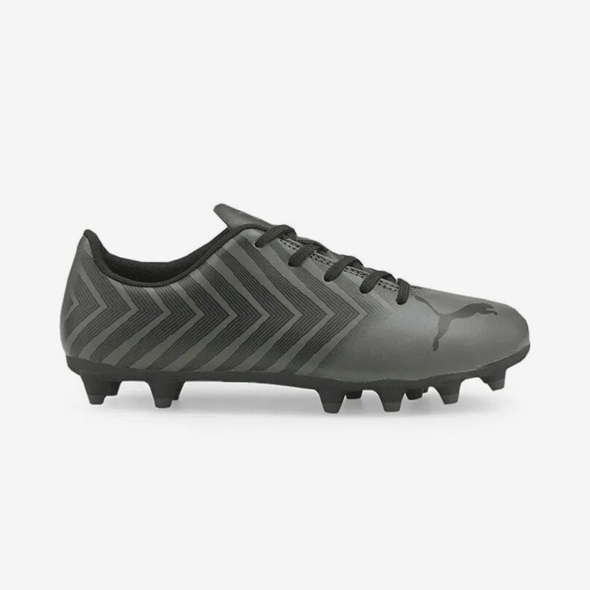 PUMA Jr. TACTO II Little/Big Kids' Firm/Artificial-Ground Low-Top Soccer Cleats - PUMA Black-Castlerock