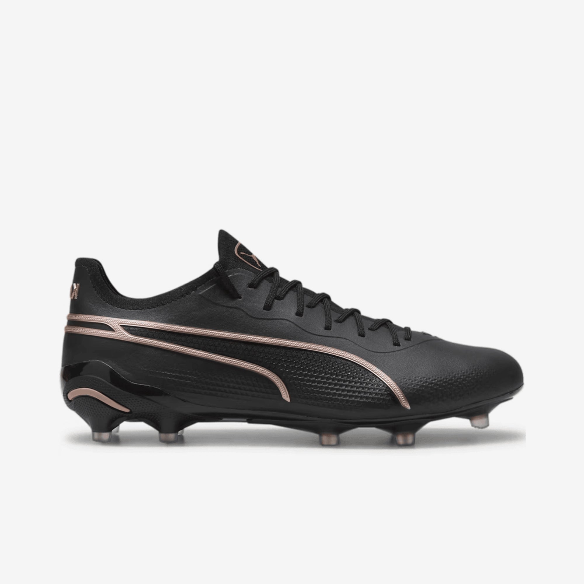 PUMA KING ULTIMATE Firm/Artificial-Ground Low-Top Soccer Cleats - PUMA Black-Copper Rose