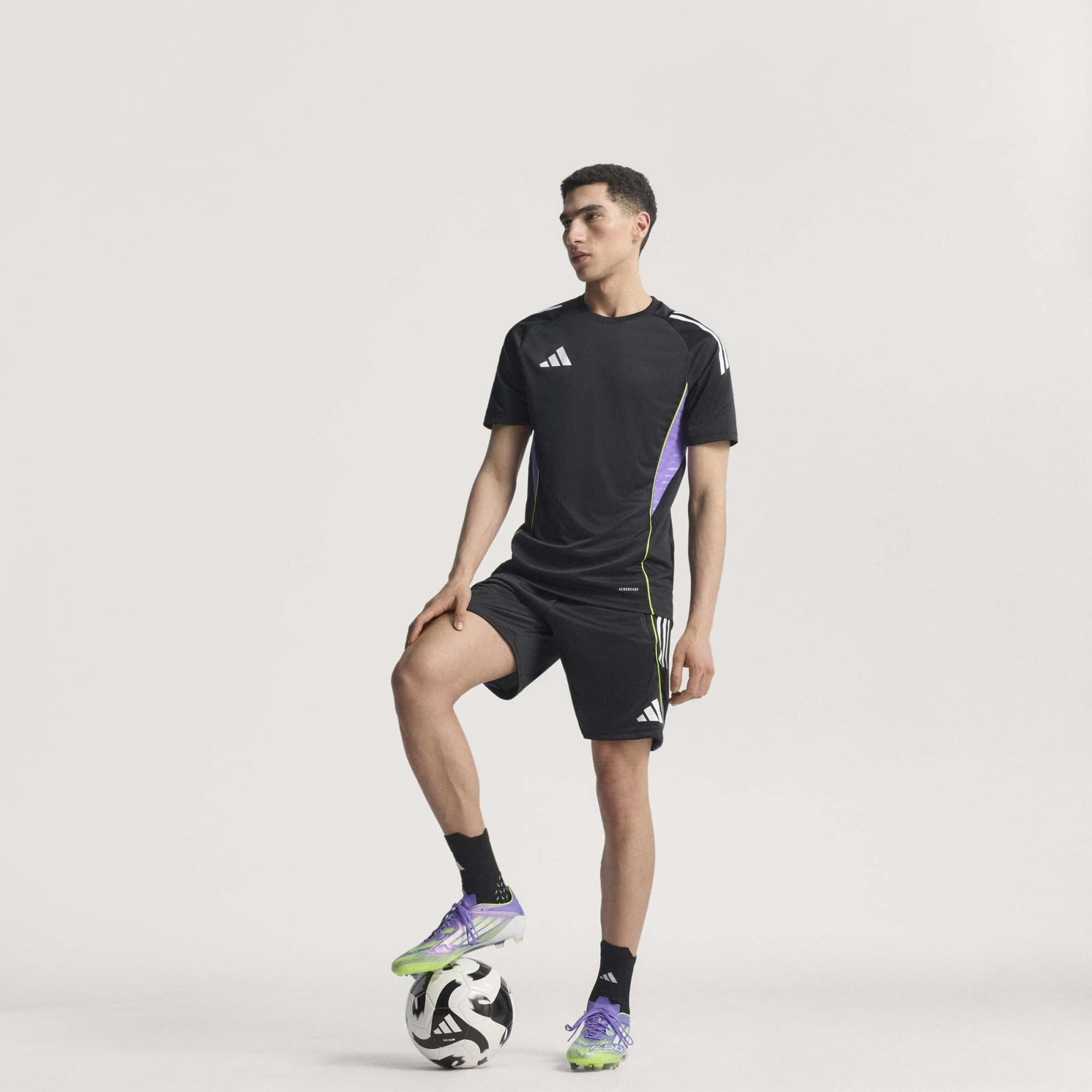 adidas F50 Elite Firm-Ground Low-Top Soccer Cleats - Purple Rush / Cloud White / Lucid Lemon