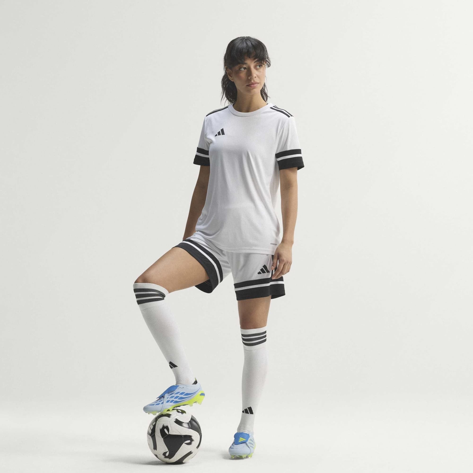 adidas Predator Elite Fold-Over Tongue Firm-Ground Low-Top Soccer Cleats - Crystal Sky / Ray Blue / Team Solar Yellow 2