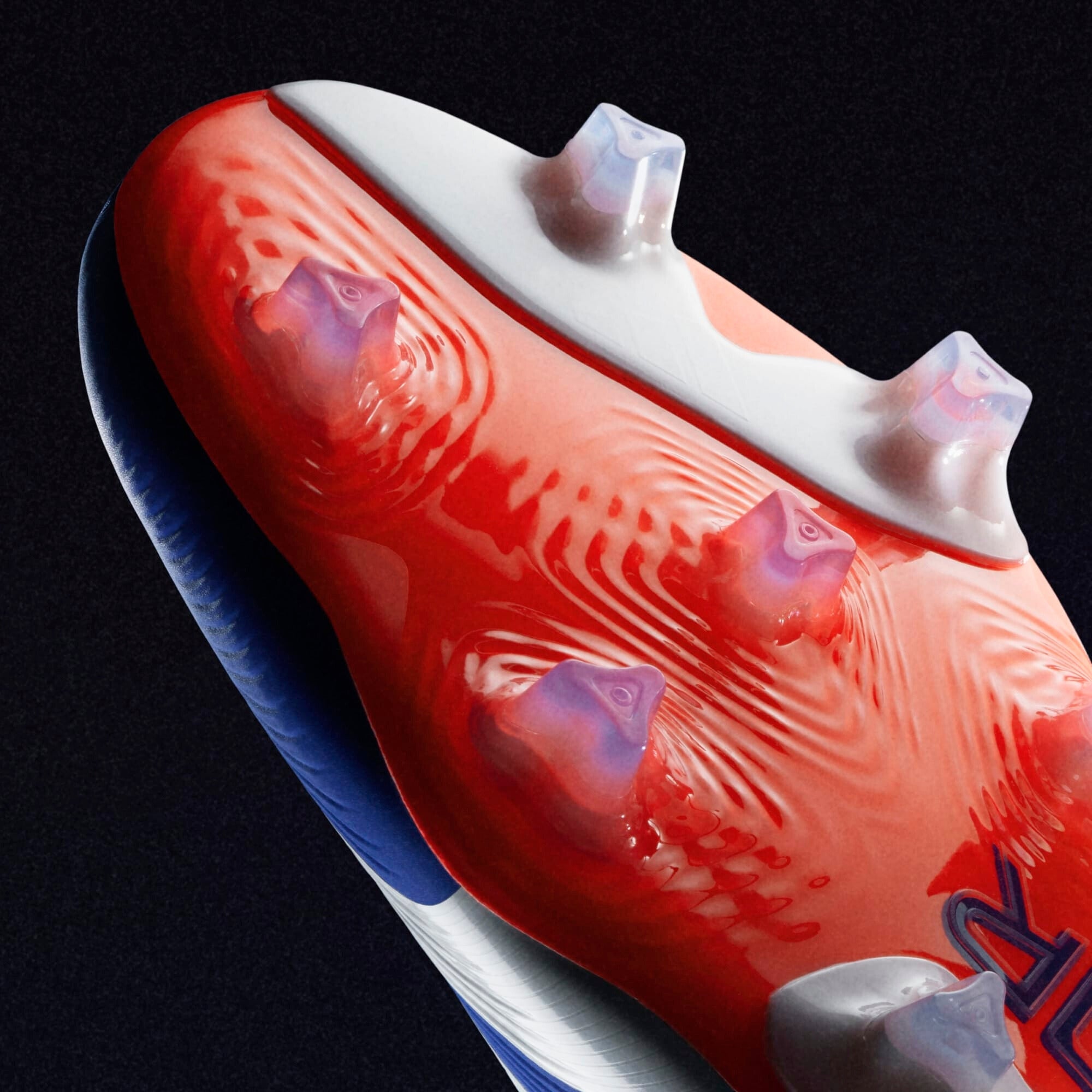 adidas Predator Elite FG Low-Top Soccer Cleats - Lucid Blue / Cloud White / Solar Red