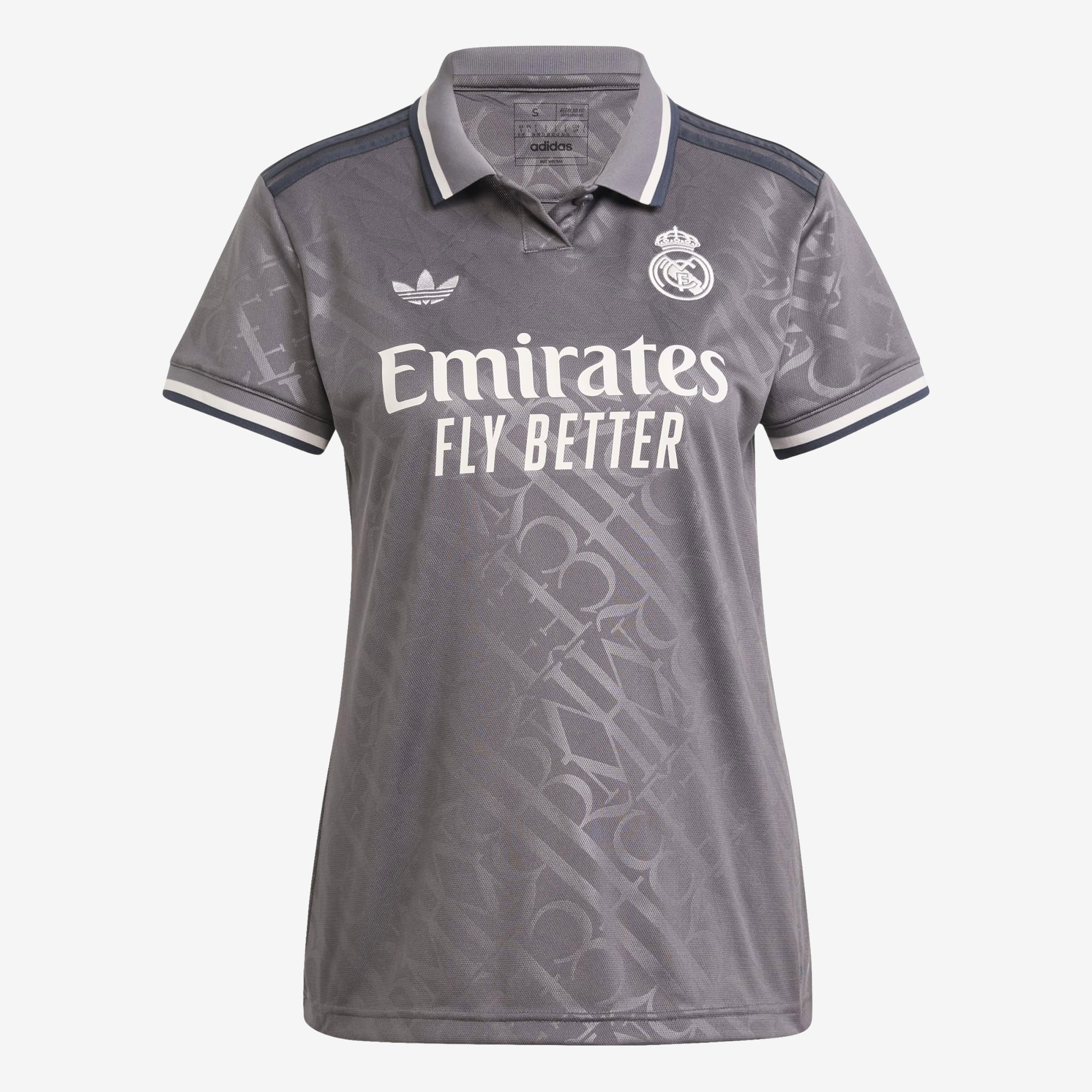 adidas Real Madrid 2024/25 Stadium Third Women's AEROREADY Soccer Replica Jersey - Charcoal