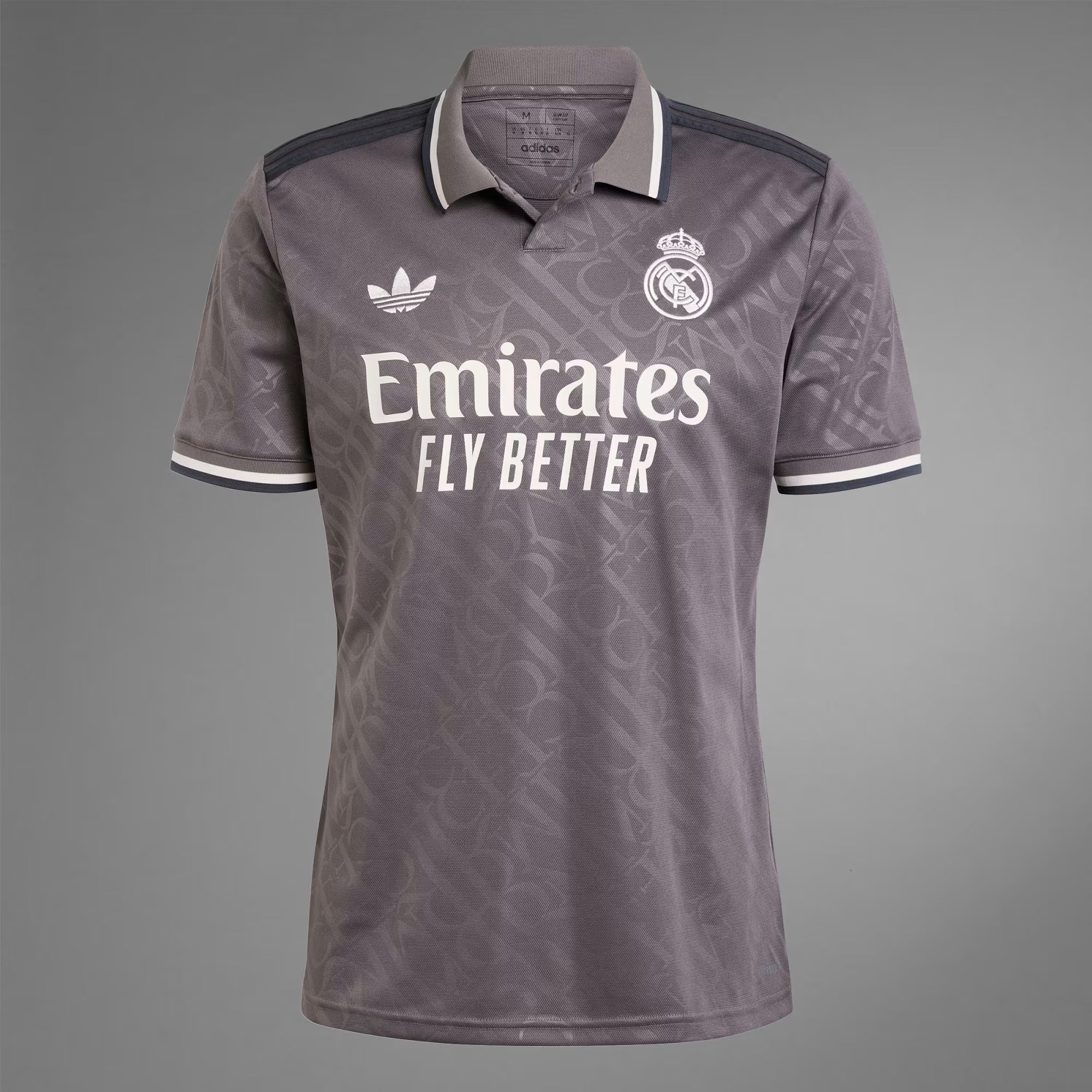 adidas Real Madrid 2024/25 Stadium Third Men's AEROREADY Soccer Replica Jersey - Charcoal
