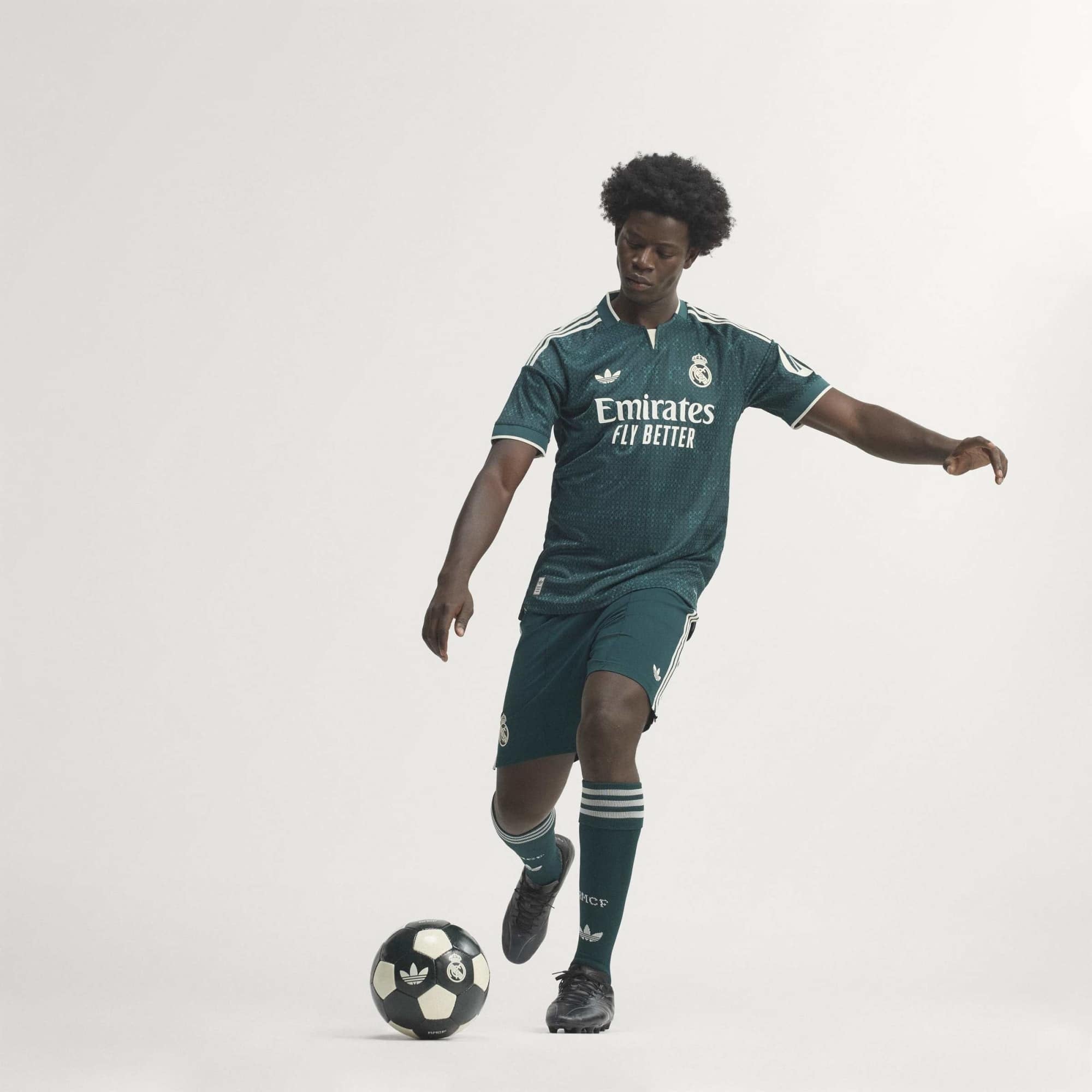 adidas Real Madrid 2026/27 Match Away Men's Soccer Authentic Jersey - Aurora Ivy