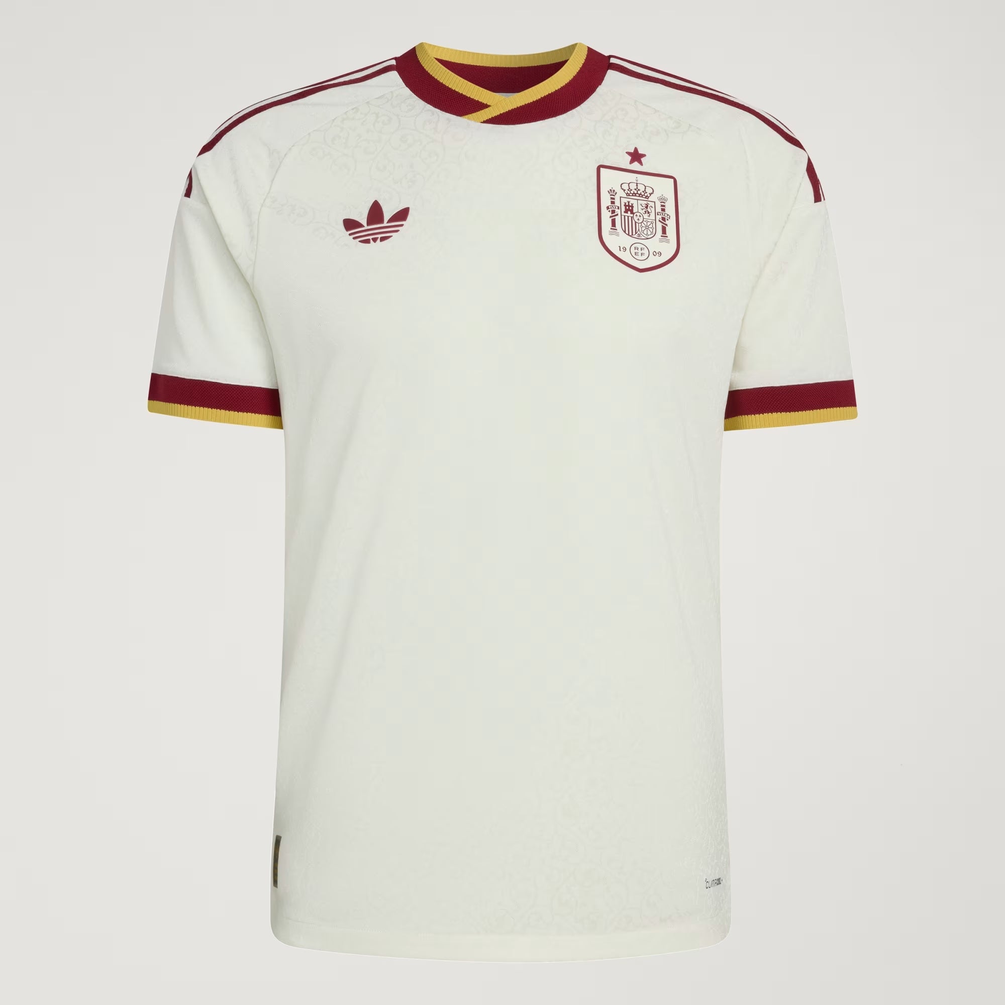 adidas Spain 2026 Match Away Men's Soccer Authentic Jersey - Off White