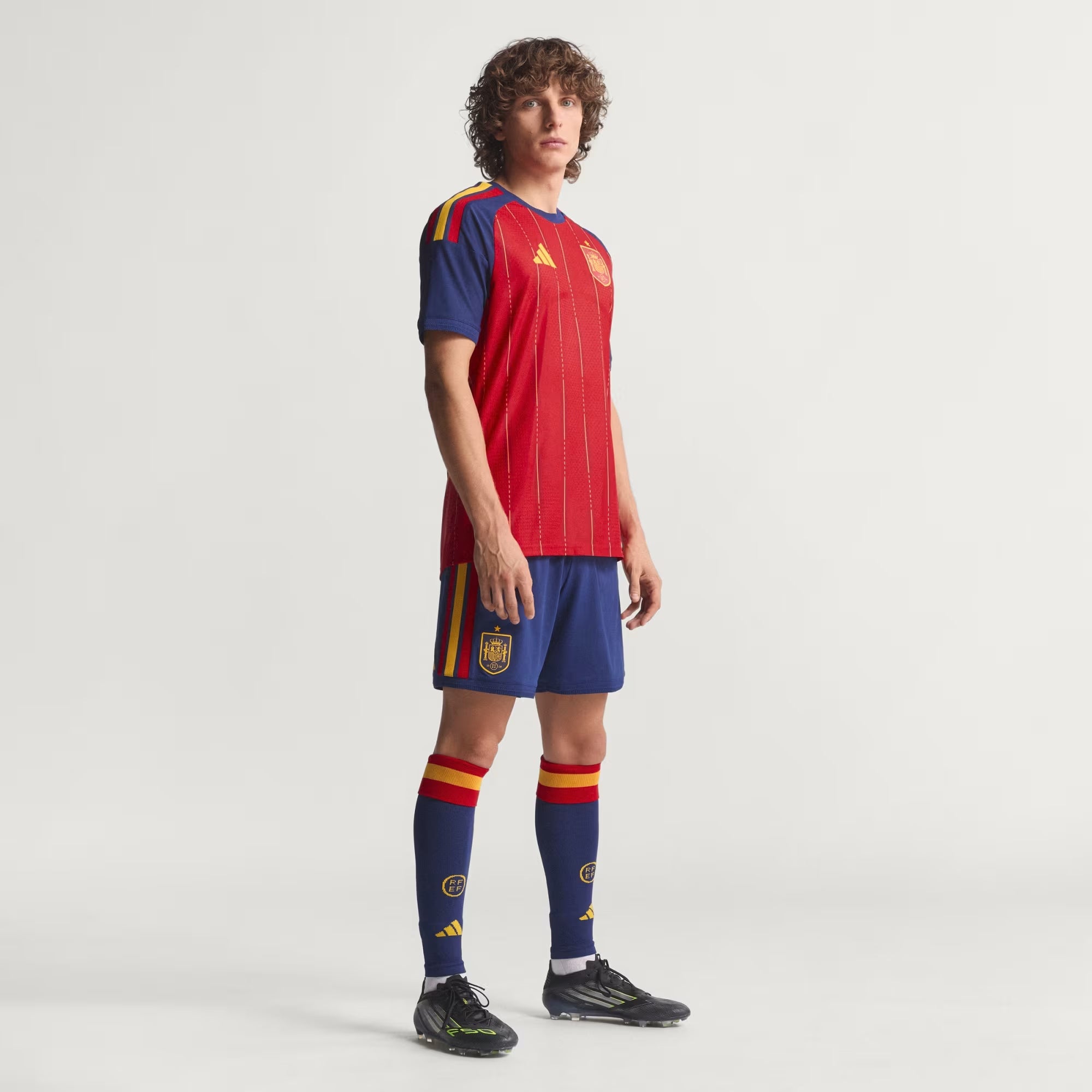 adidas Spain 2026 Match Home Men's Soccer Authentic Jersey - Vivid Red