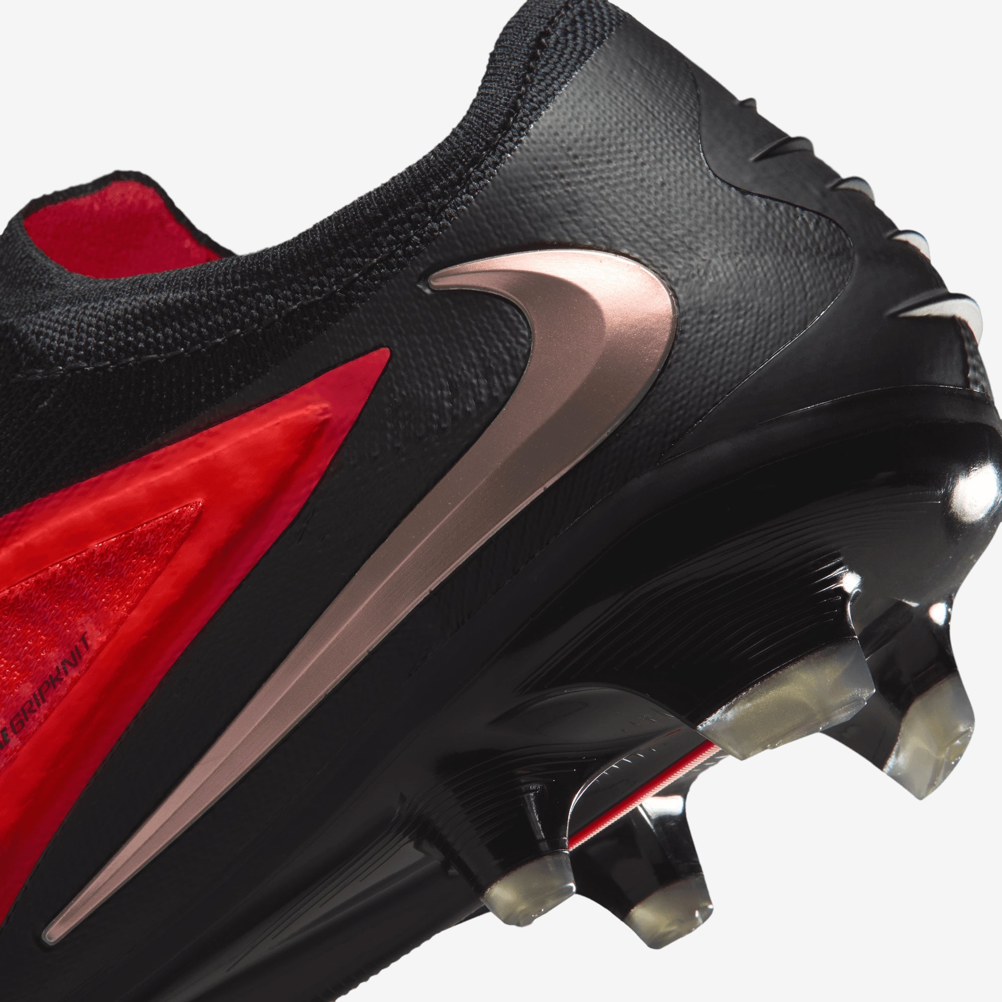 Nike Phantom 6 Low Elite Firm-Ground Soccer Cleats - Bright Crimson/Blur-Black