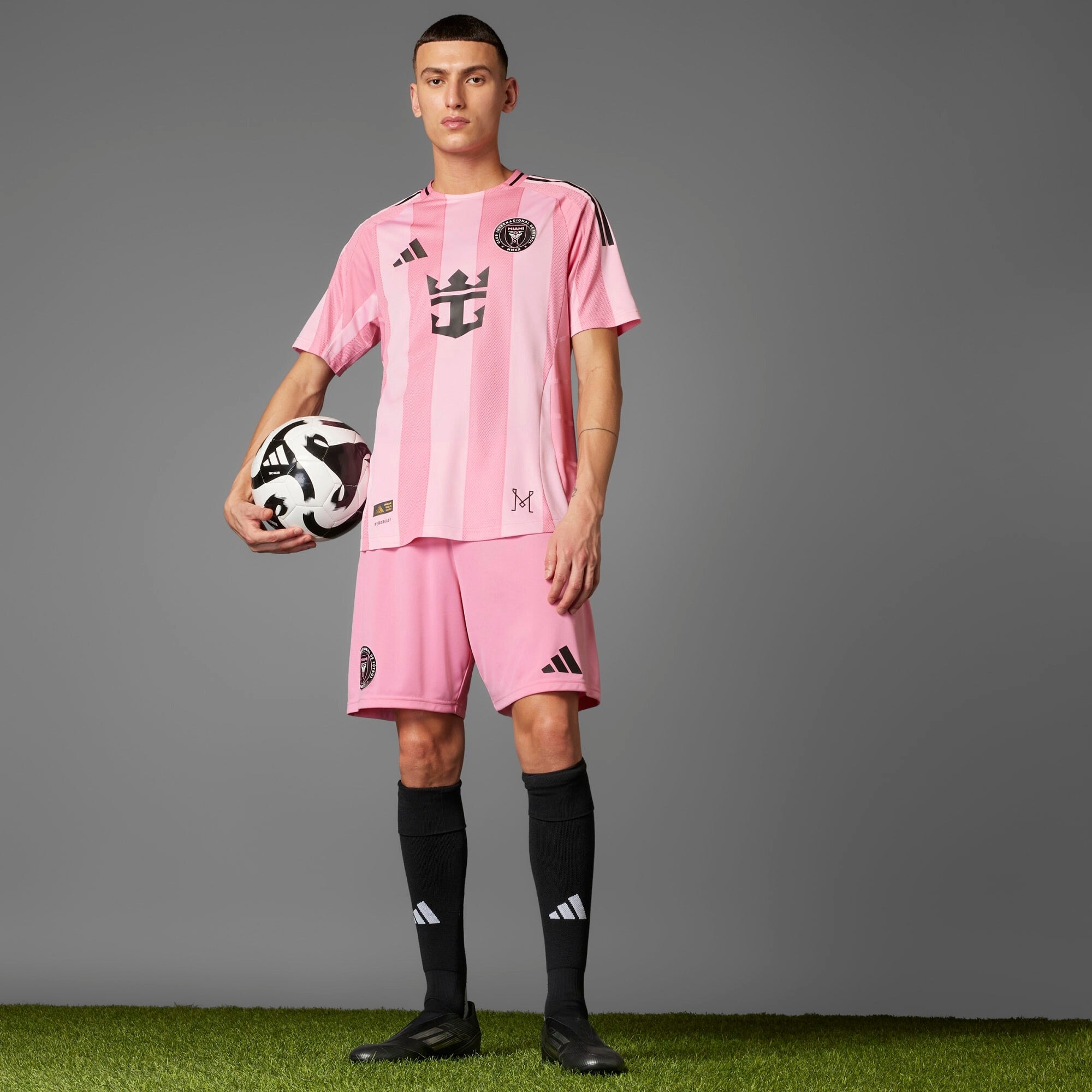 adidas Inter Miami CF 2025/26 Match Home Men's AEROREADY Soccer Authentic Jersey - Easy Pink