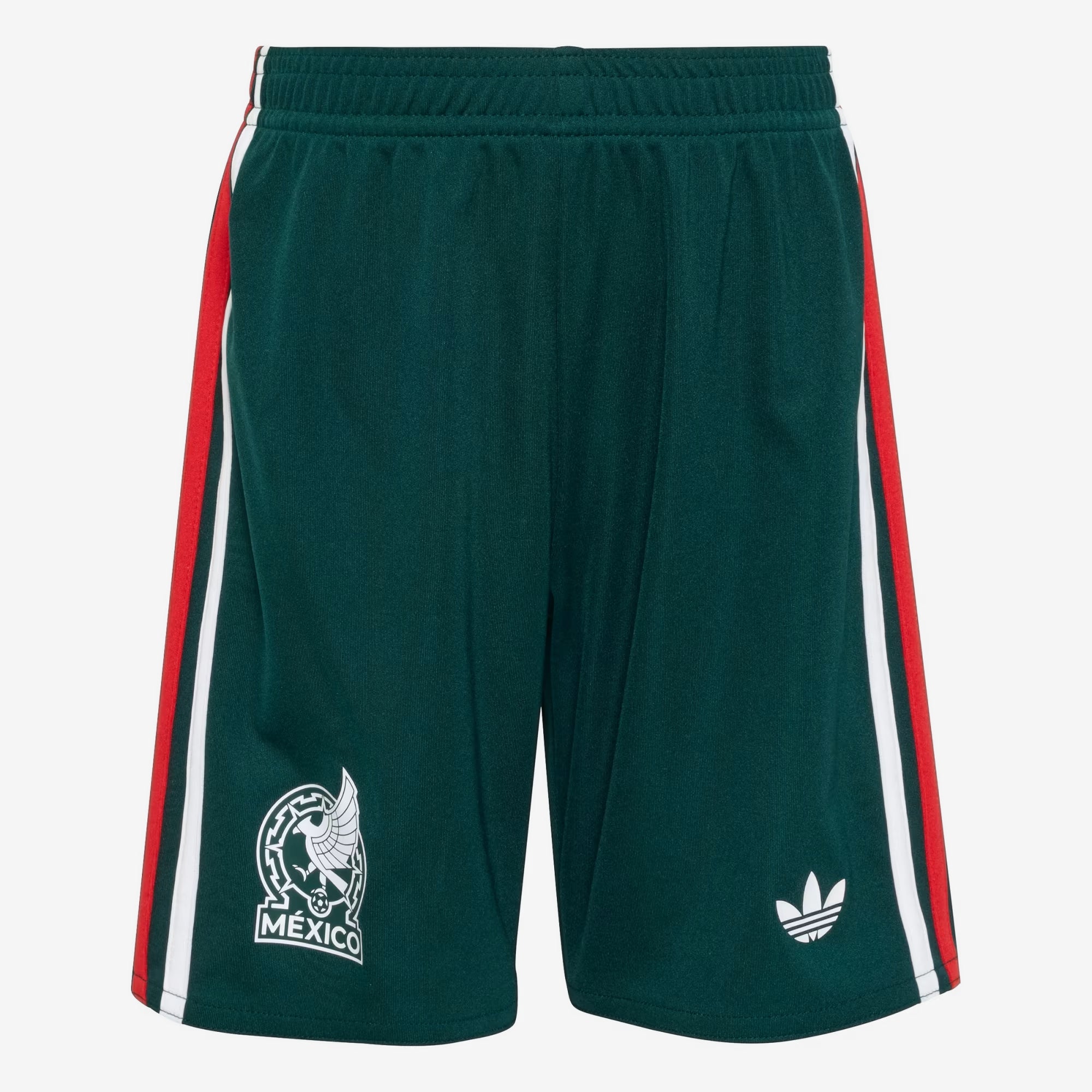 adidas Mexico 2026 Stadium Away Set Little/Big Kids' Soccer Kit - White
